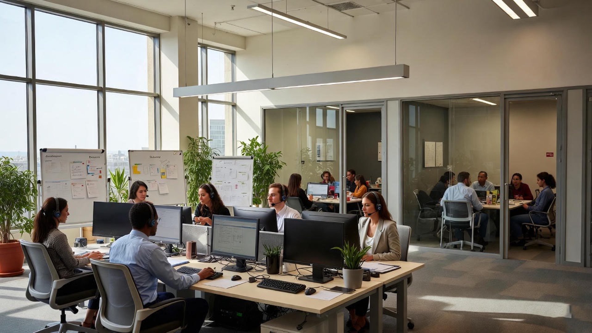 gray computer monitor