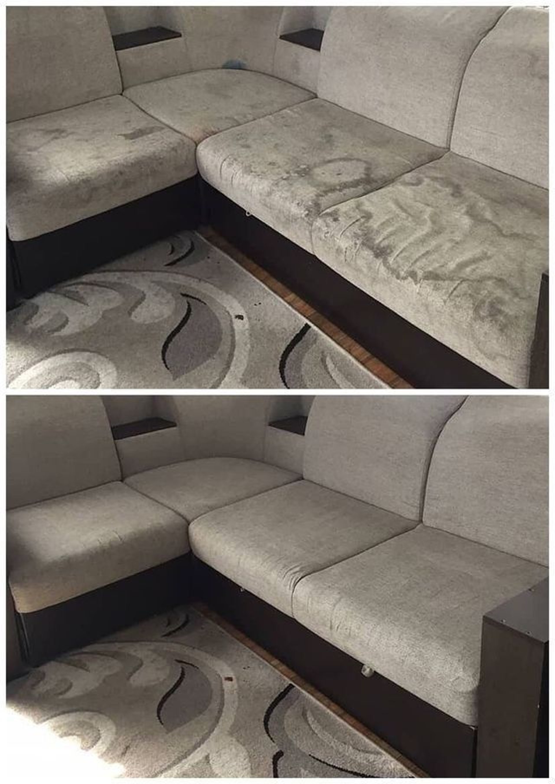 an abstract photo of a curved building with a blue sky in the background