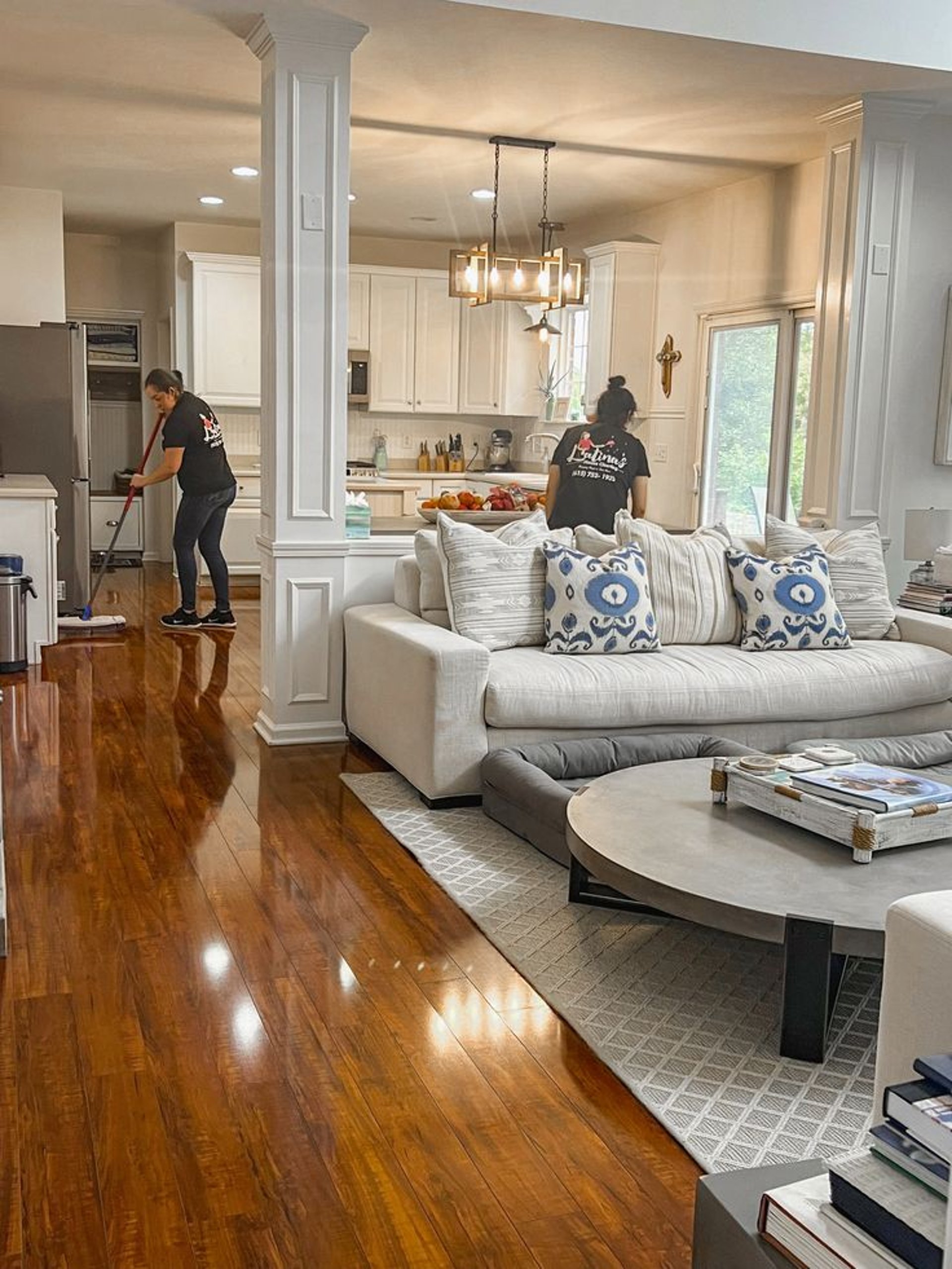 an abstract photo of a curved building with a blue sky in the background