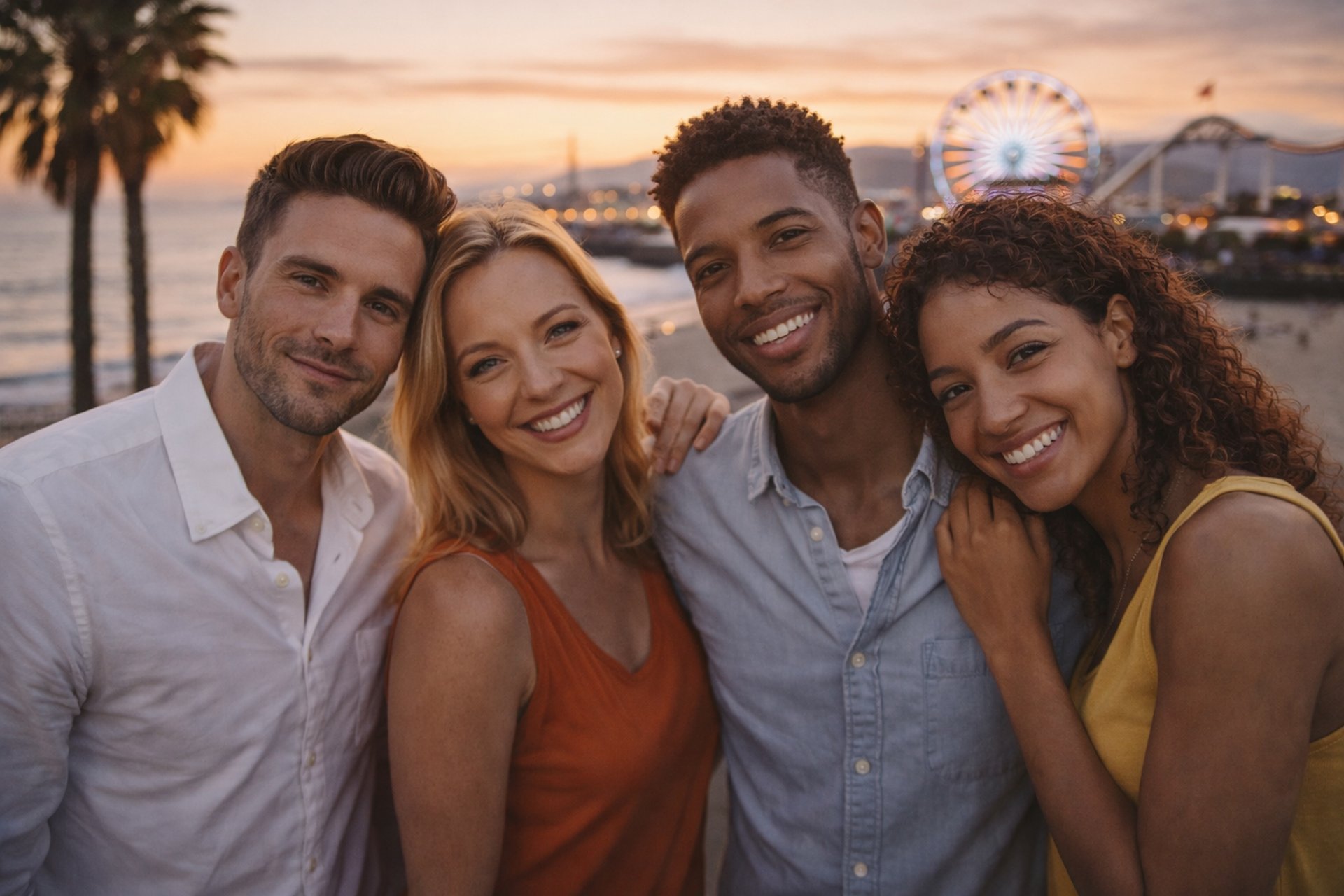an abstract photo of a curved building with a blue sky in the background
