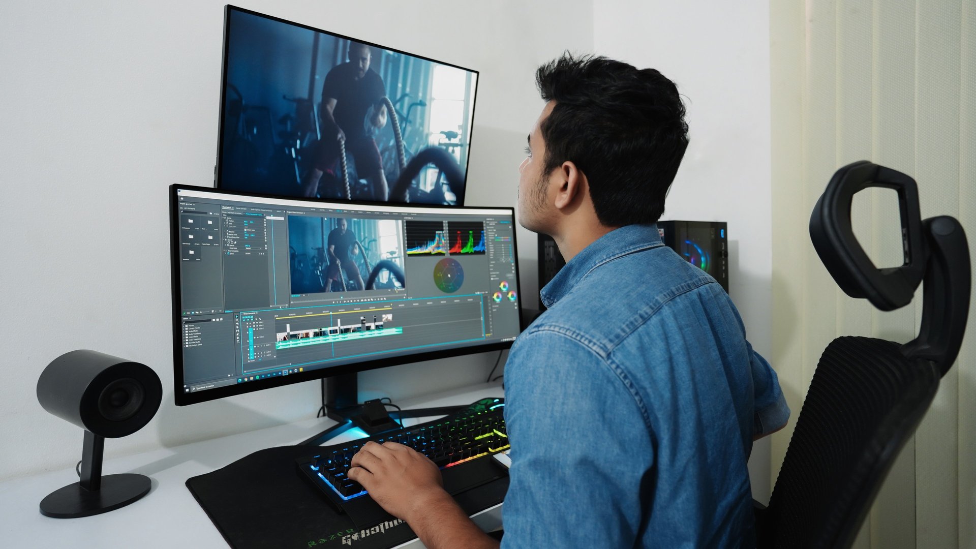 woman posing beside lite window
