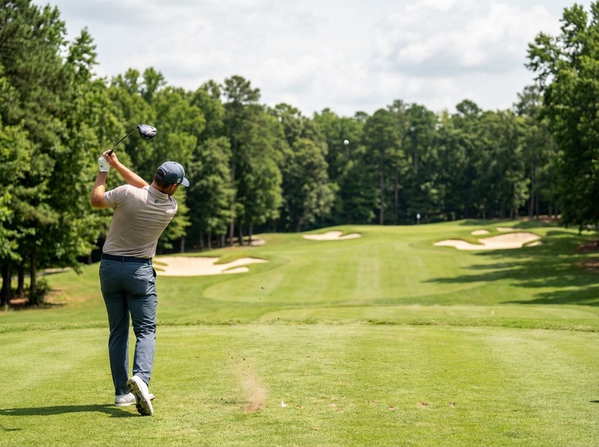 an abstract photo of a curved building with a blue sky in the background