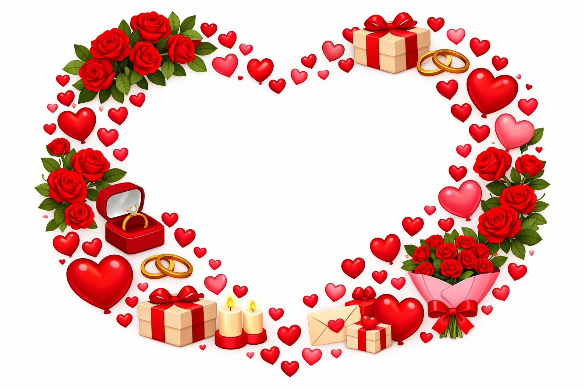 white printer paper with heart shape