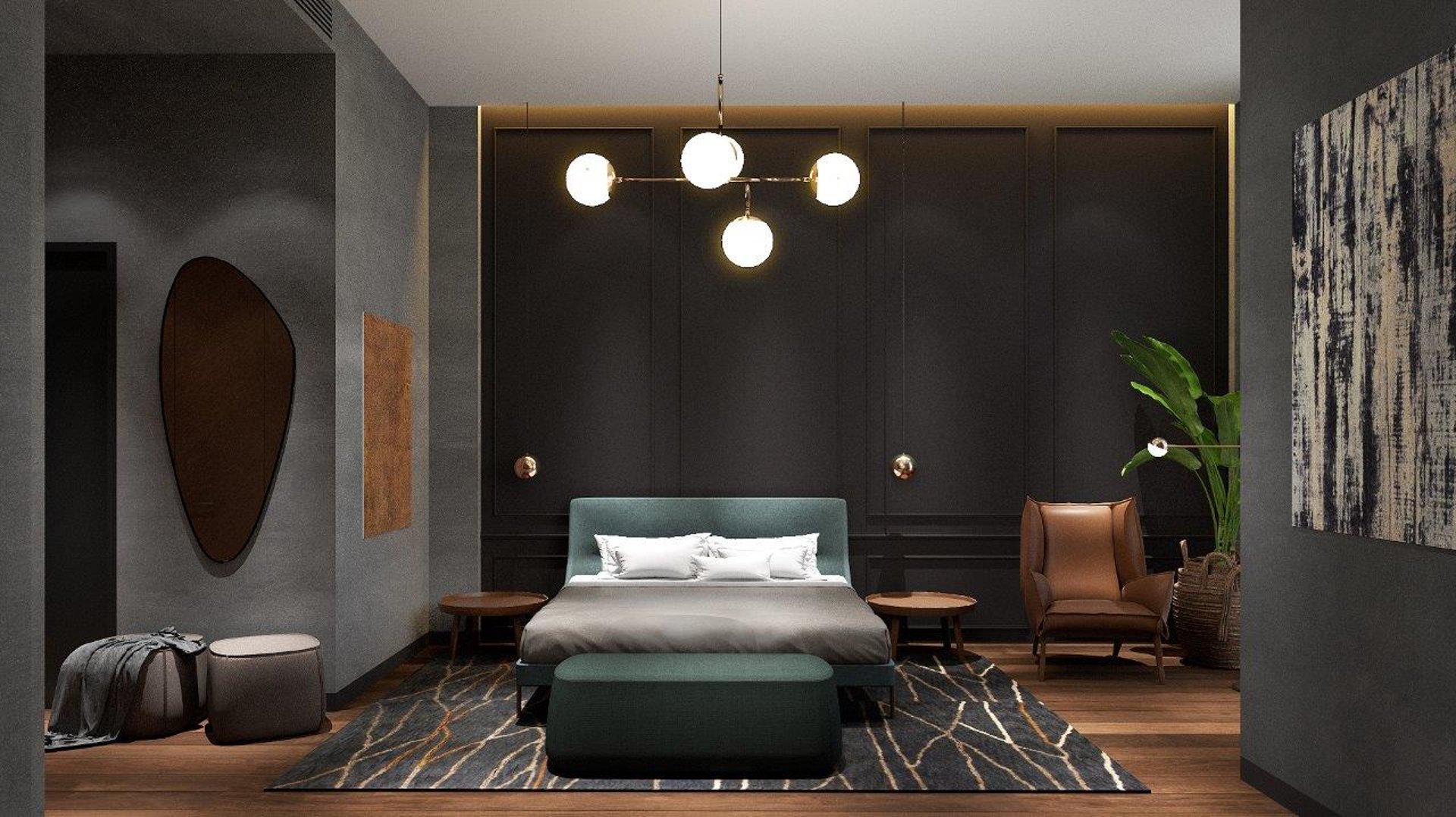 black and white bed linen