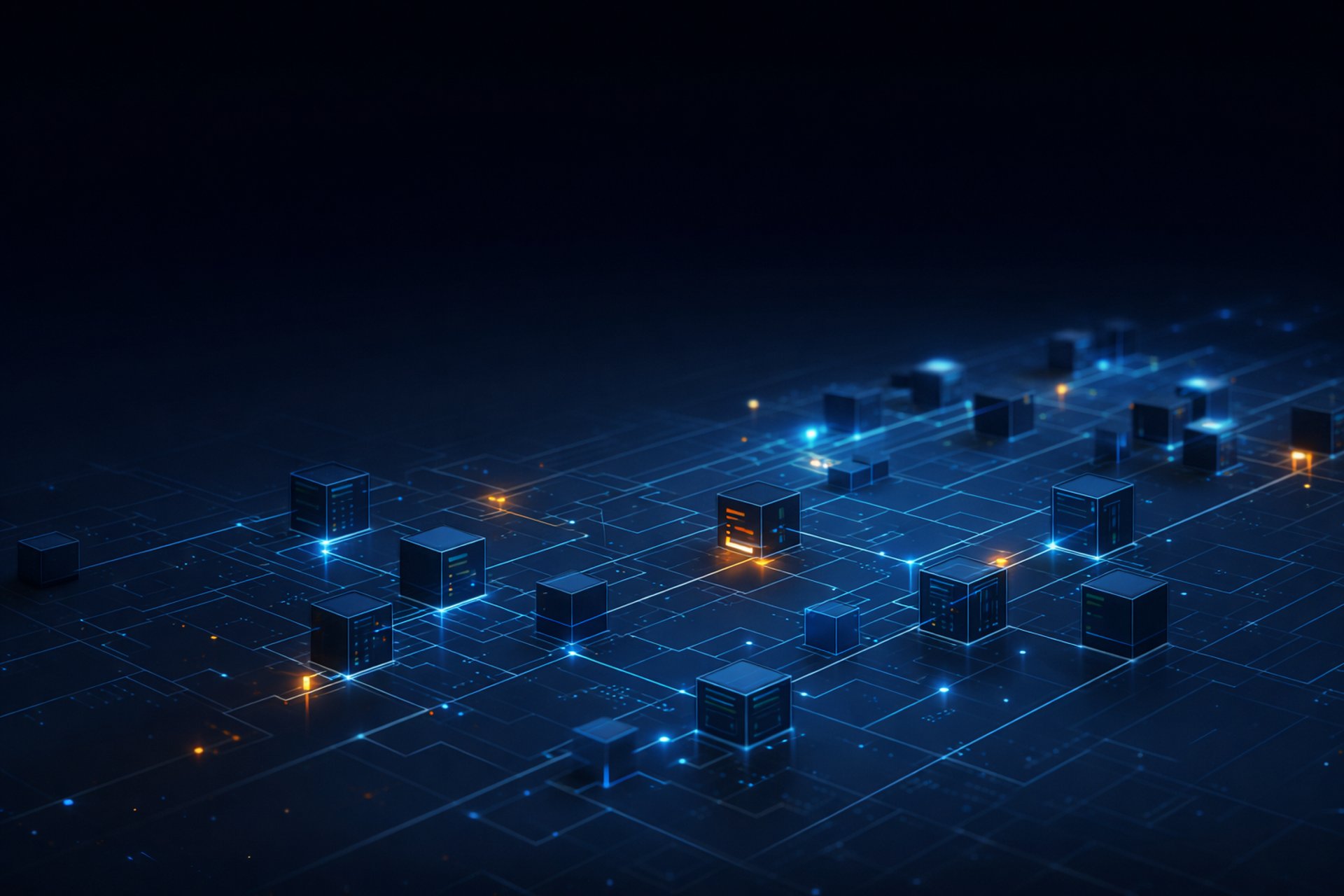 Digital infrastructure network technology background