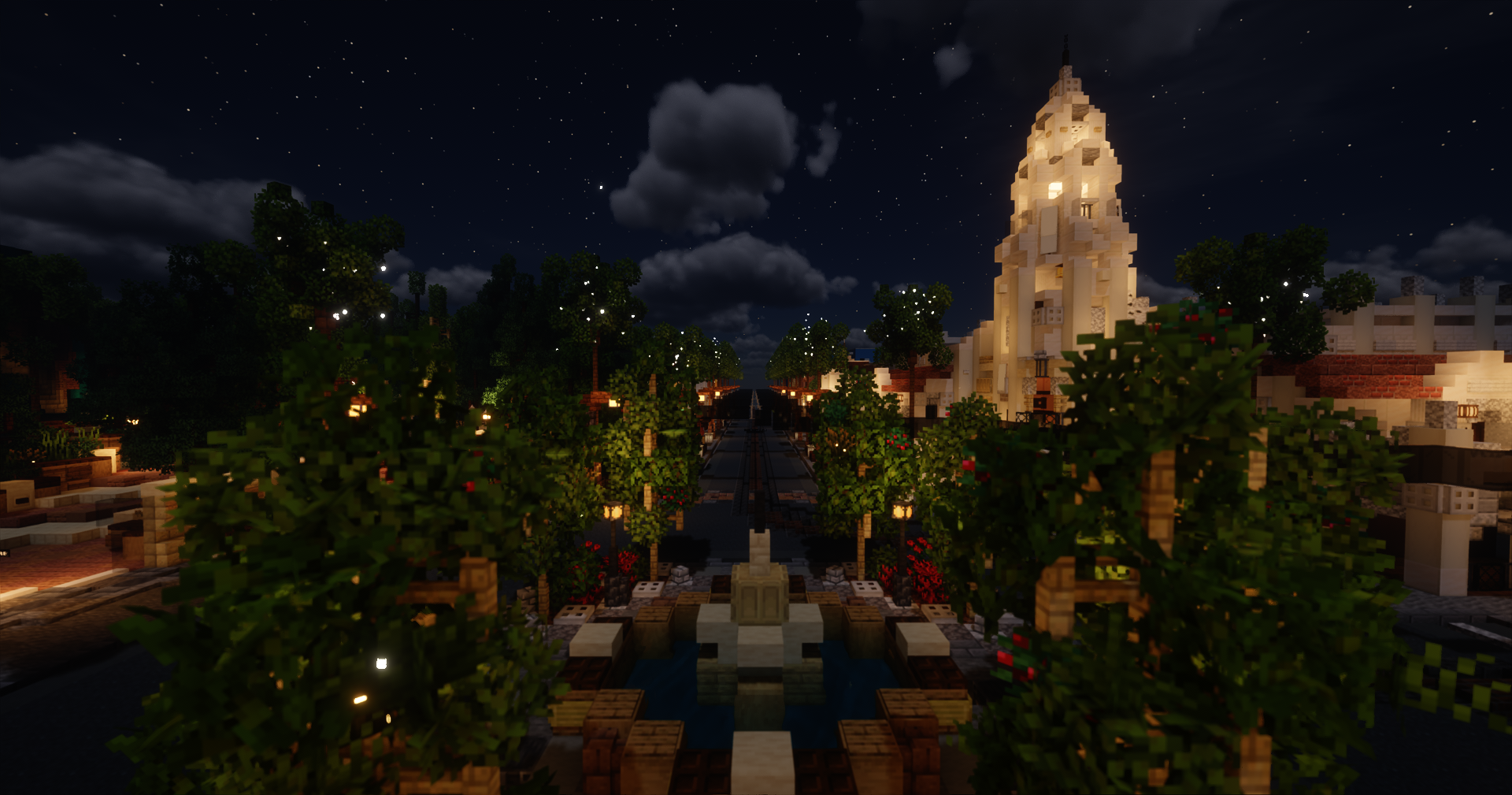 an abstract photo of a curved building with a blue sky in the background