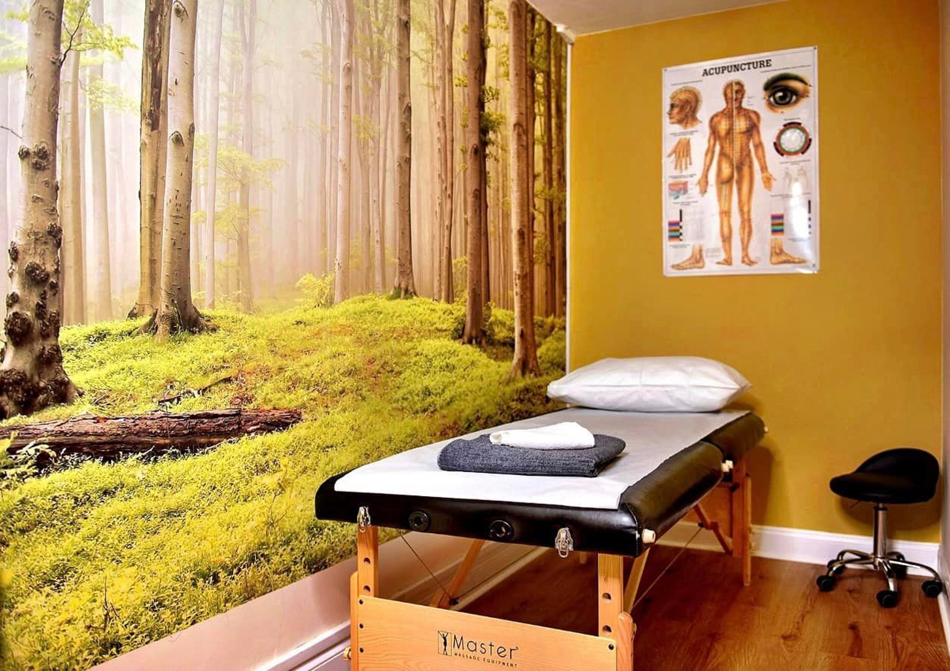 an abstract photo of a curved building with a blue sky in the background