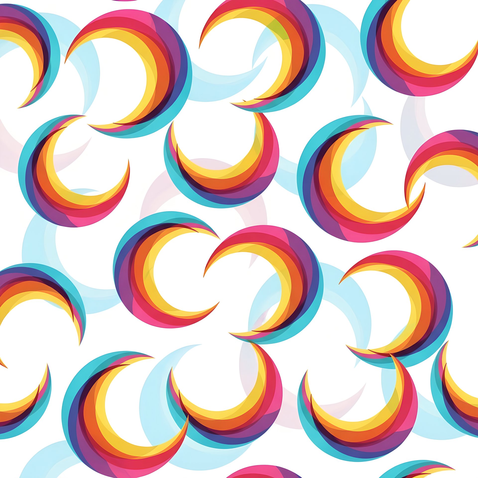 a close up of an abstract painting with colors