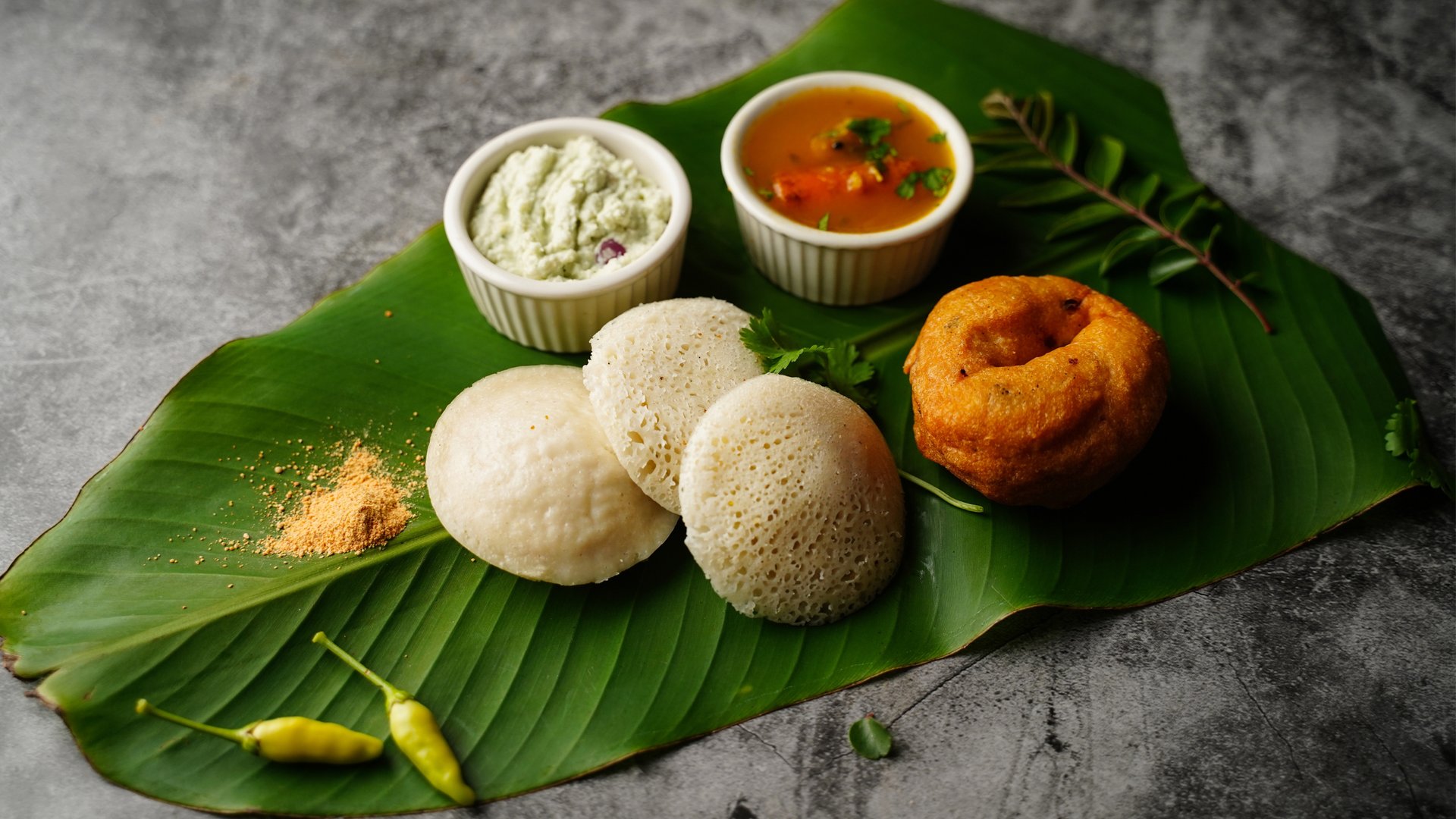 brown and green dish on brown wooden bowl