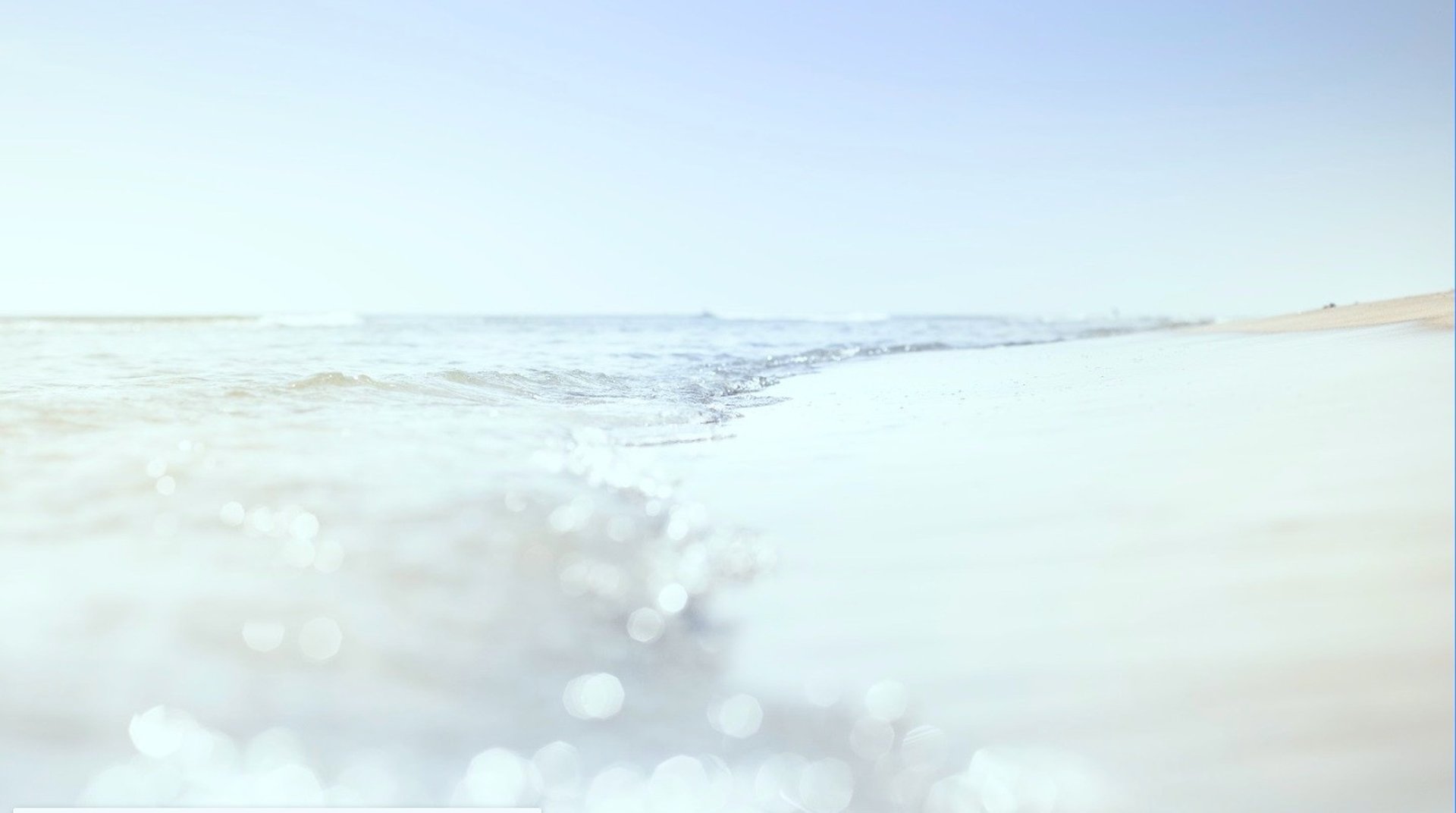 reflection of sunset on beachshore