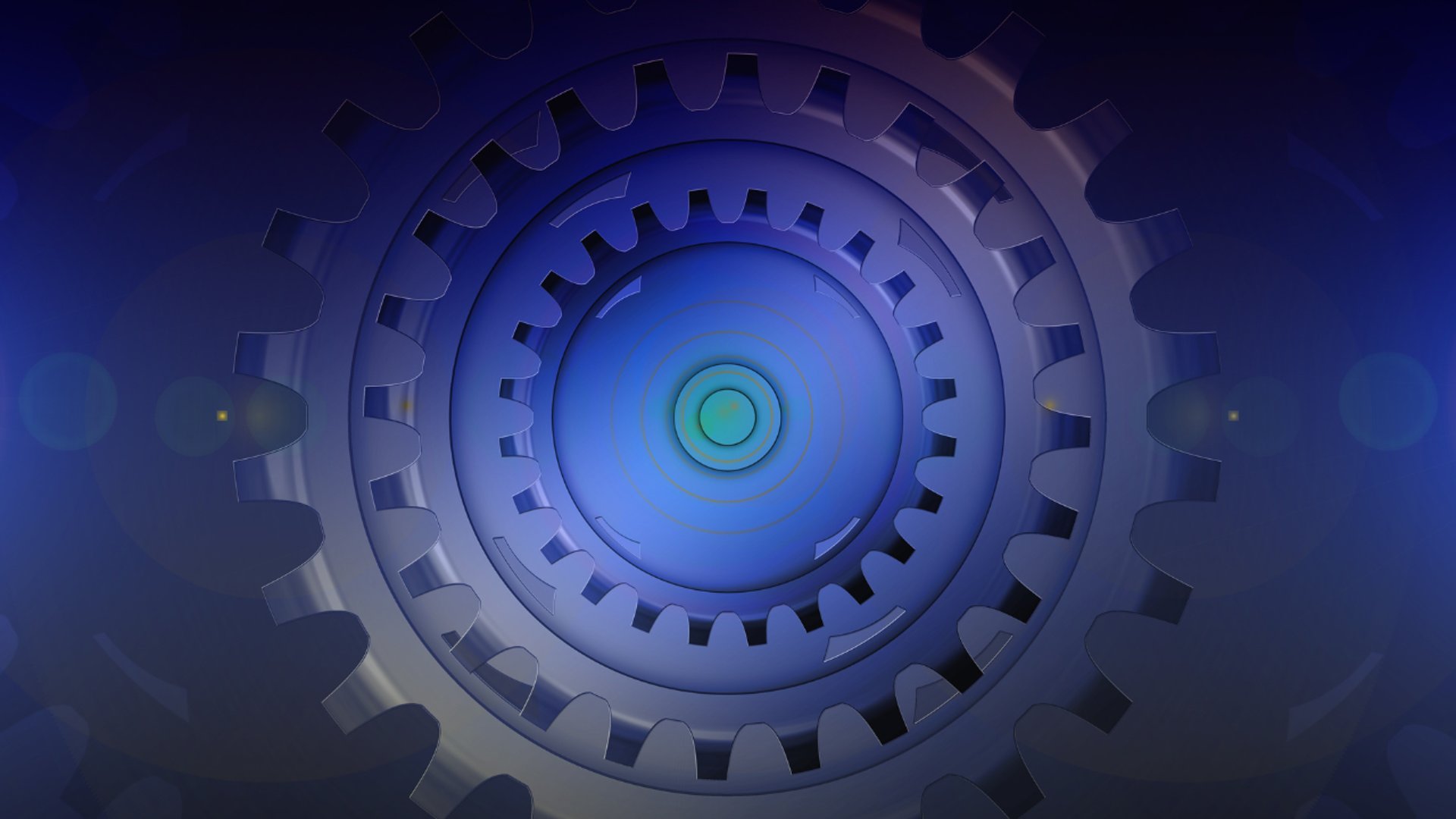 an abstract photo of a curved building with a blue sky in the background