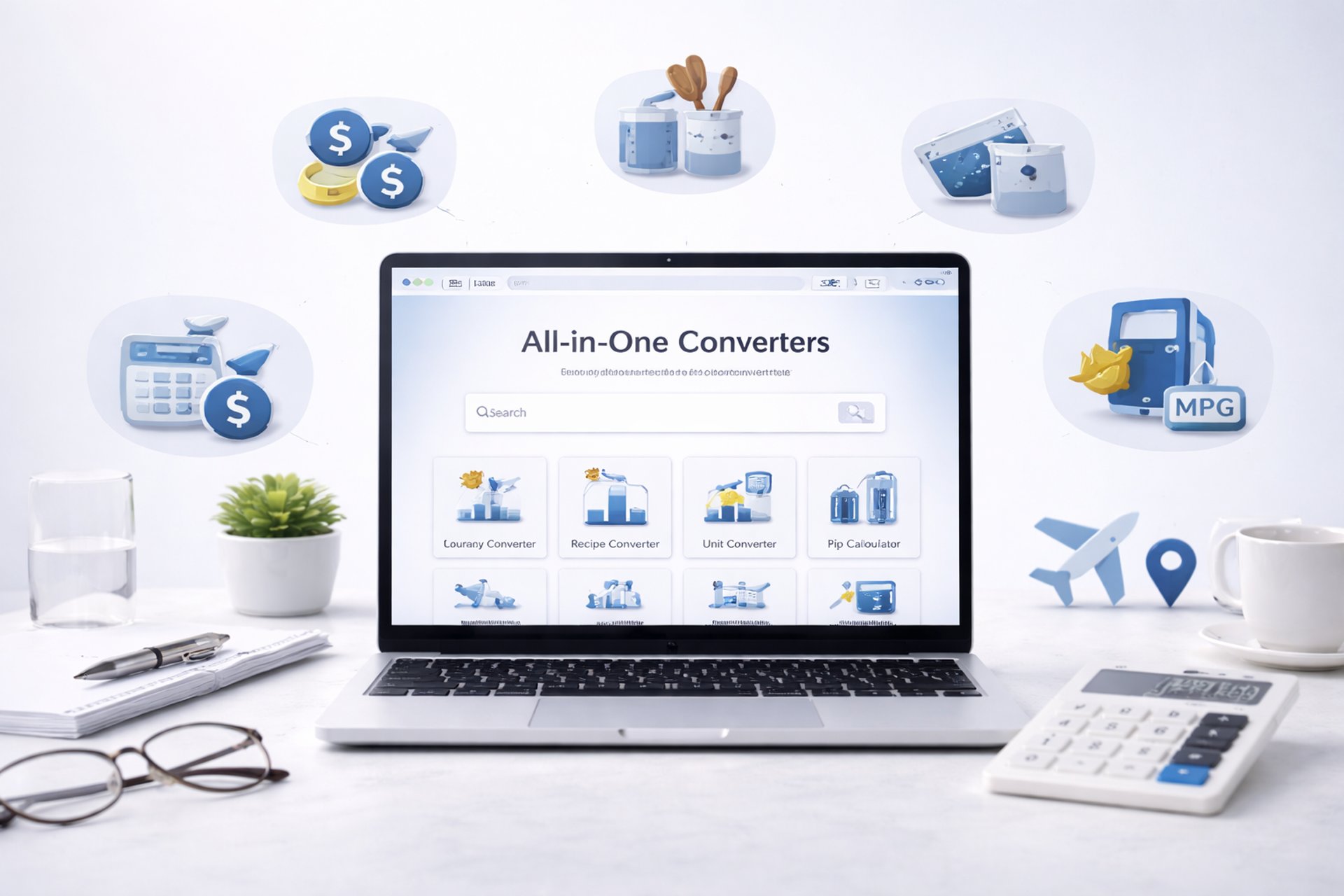 AI-powered calculators and smart conversion tools for everyday use