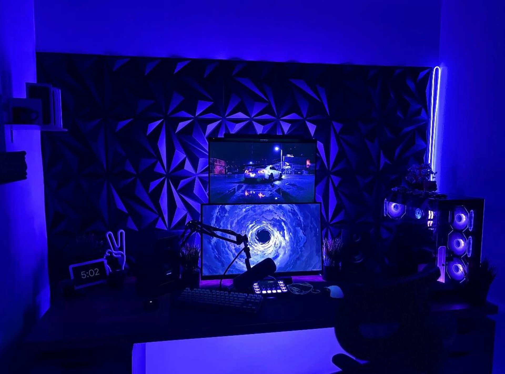 a desktop computer sitting on top of a desk