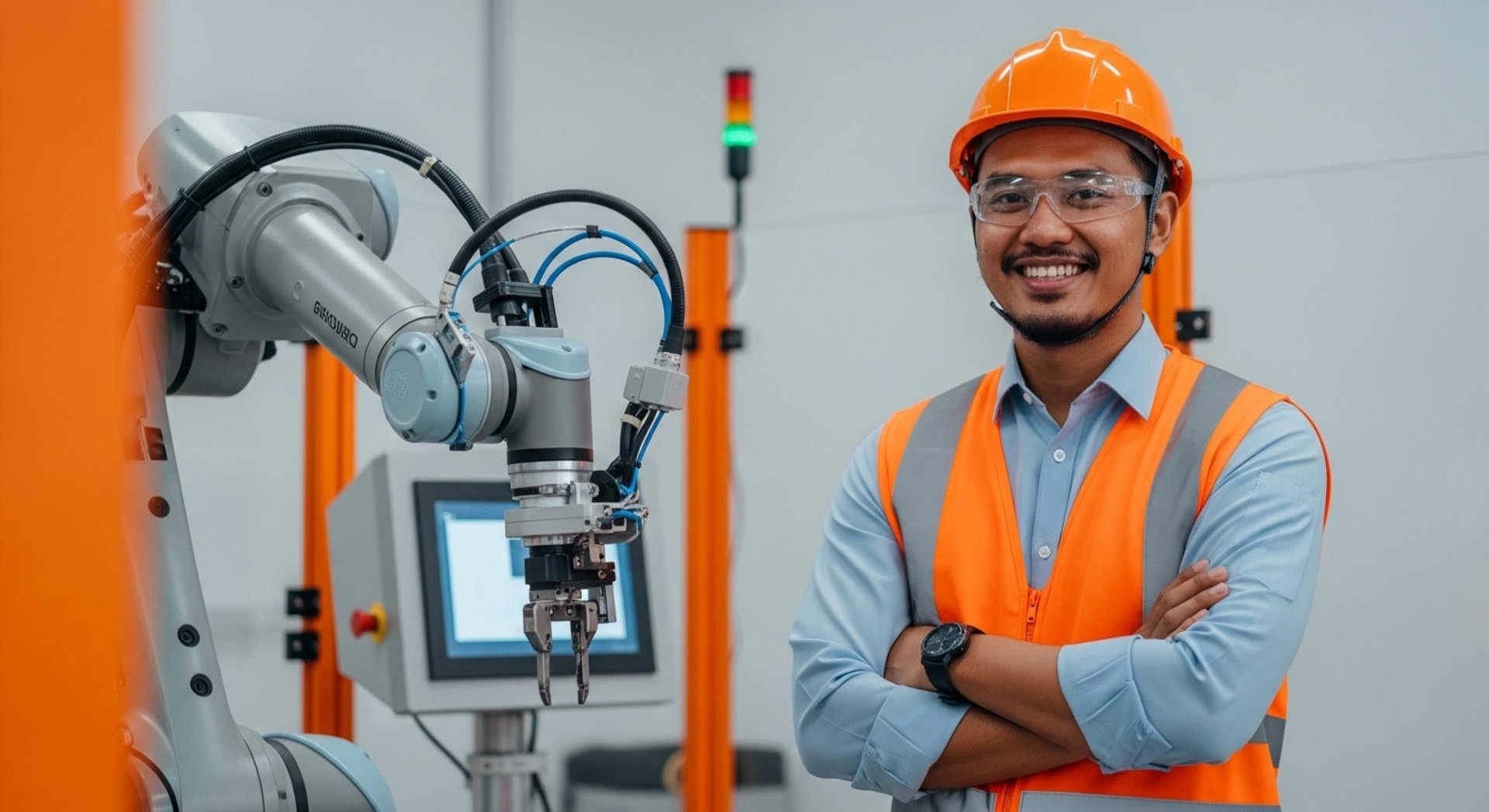 an abstract photo of a curved building with a blue sky in the background