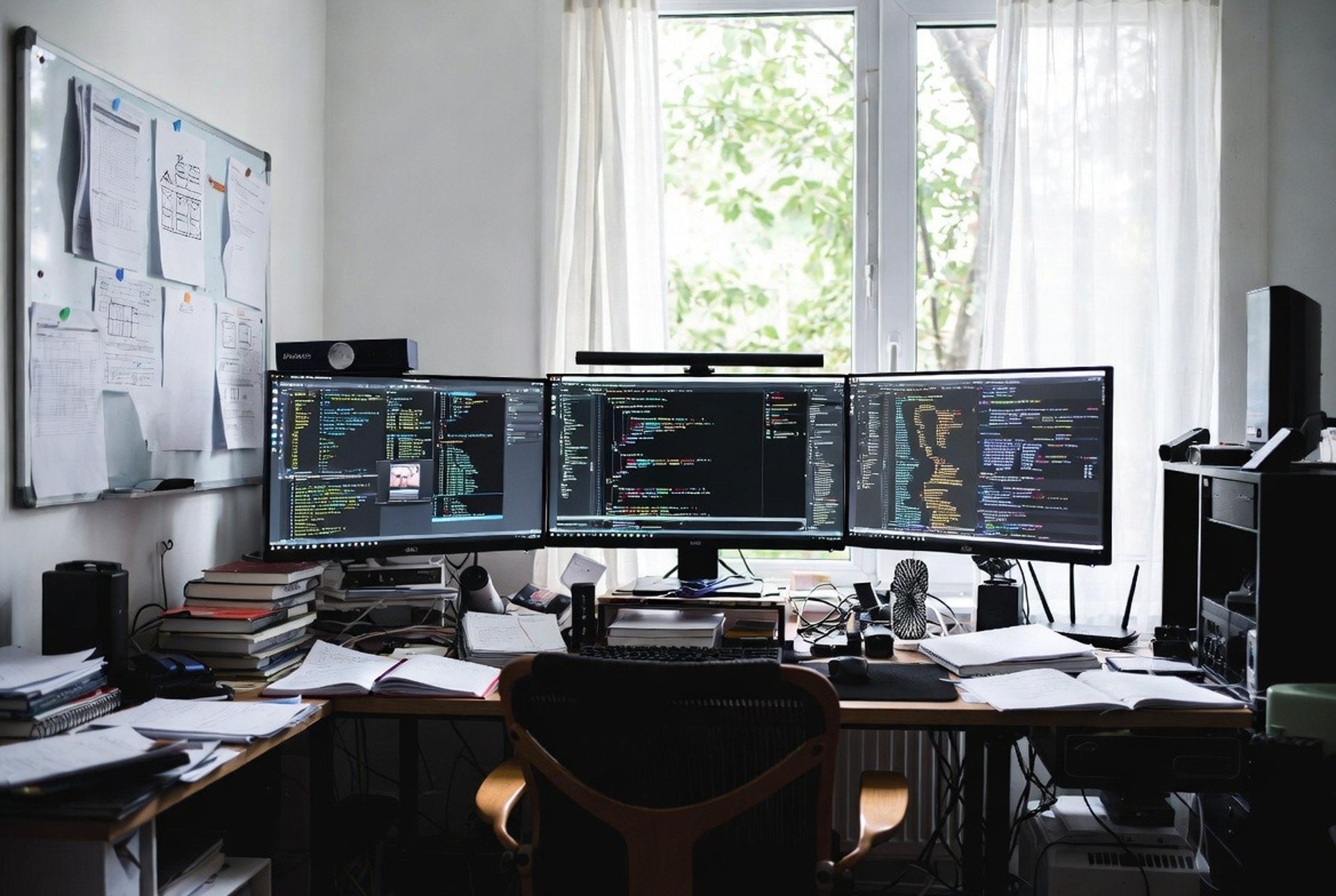 gray computer monitor