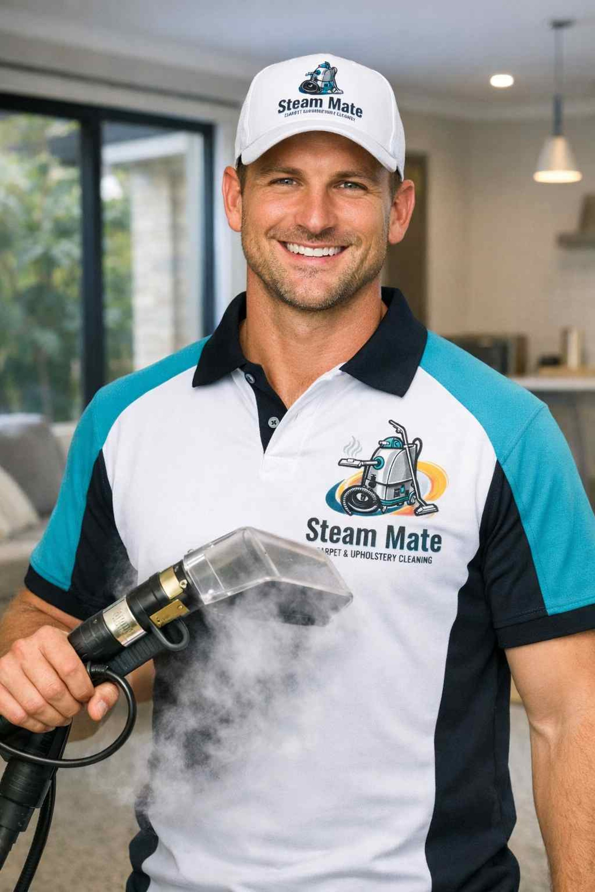 an abstract photo of a curved building with a blue sky in the background