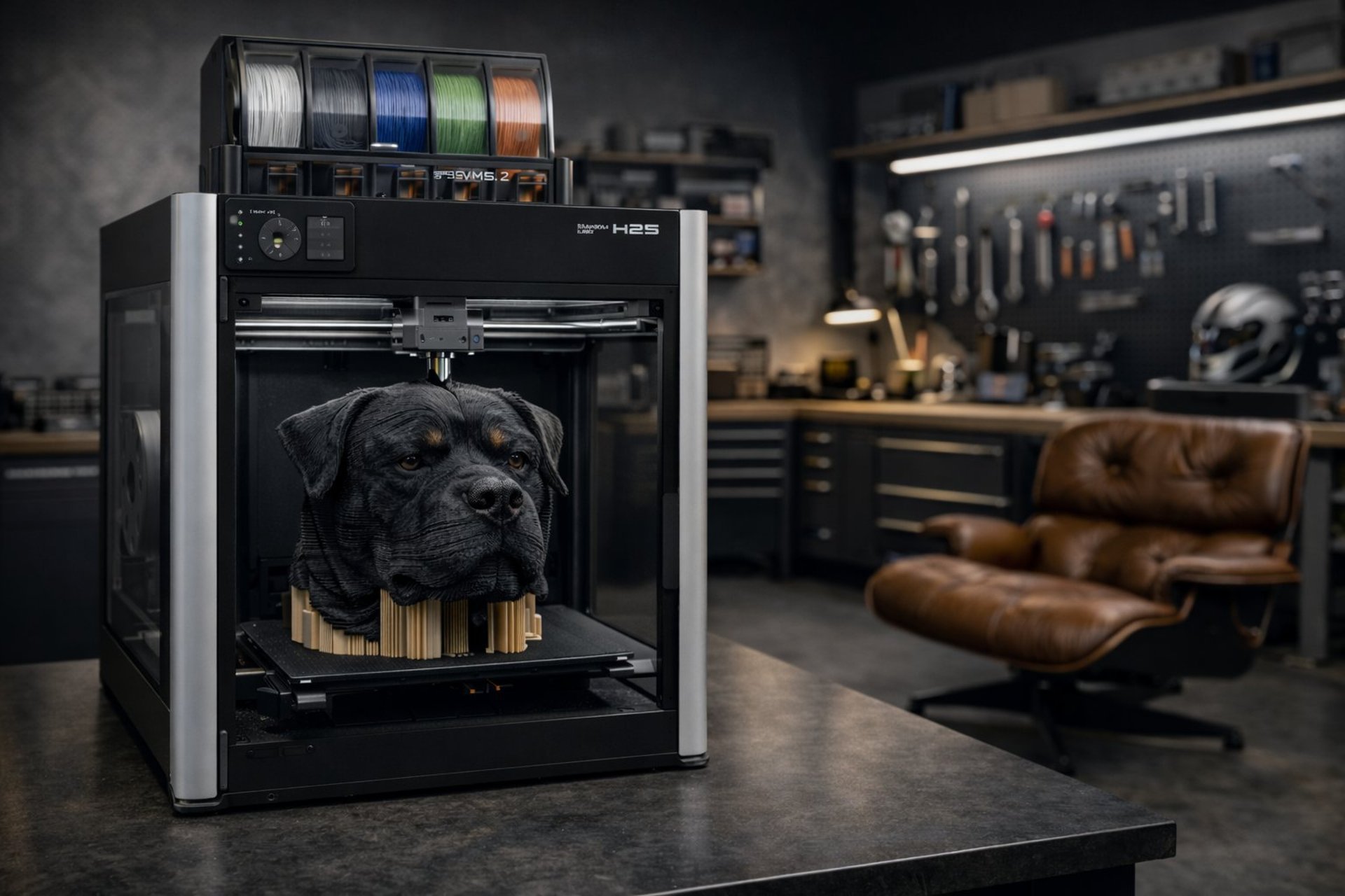 black and brown leather padded tub sofa