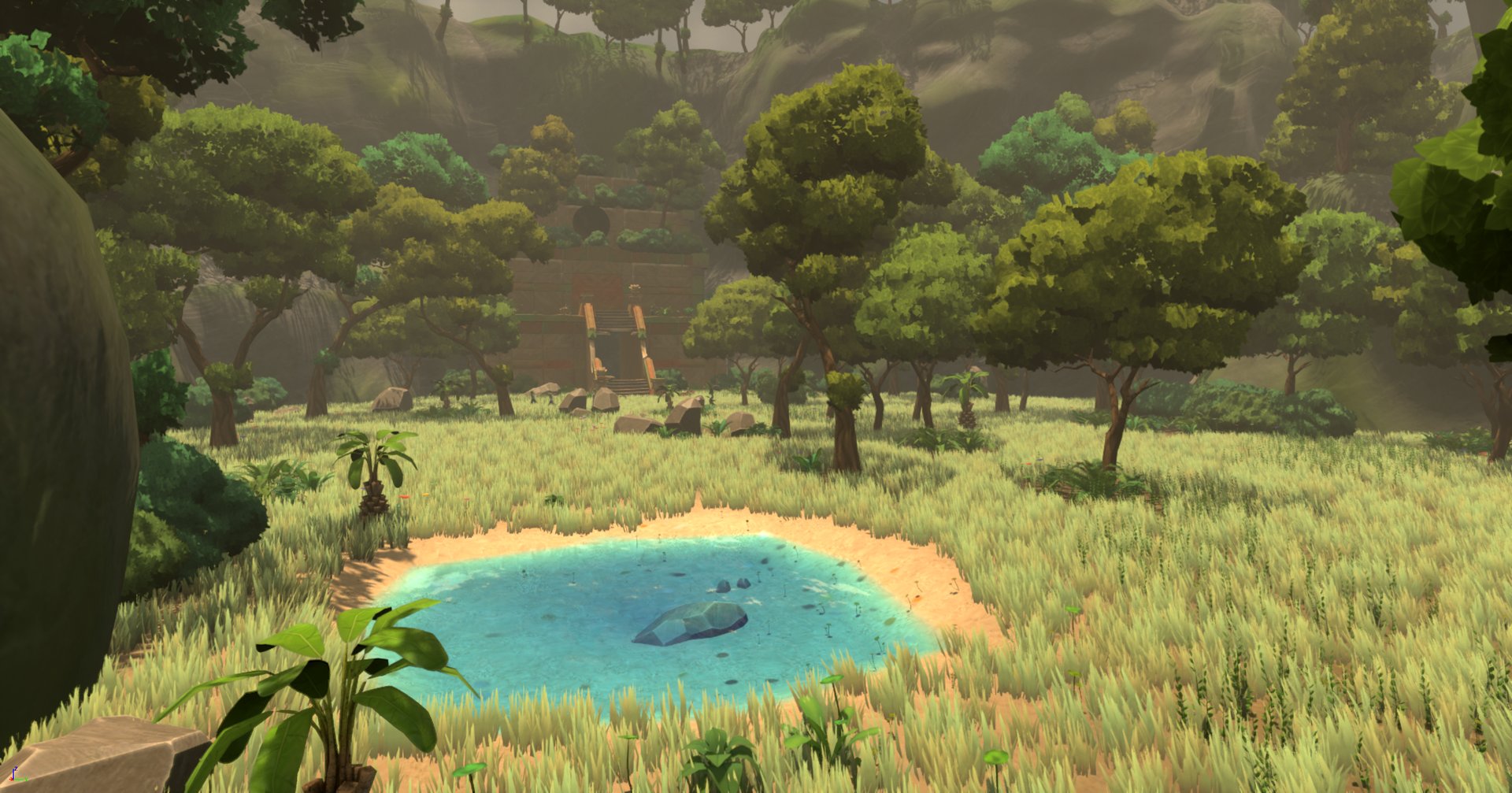 Rendu Unreal Engine 3D : Vegetation, Jungle  - Projet Jeux Vidéos 