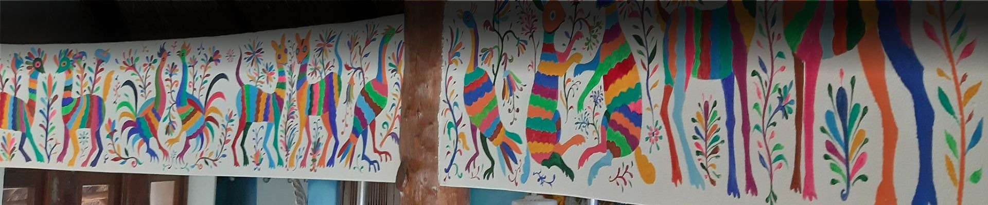 an abstract photo of a curved building with a blue sky in the background