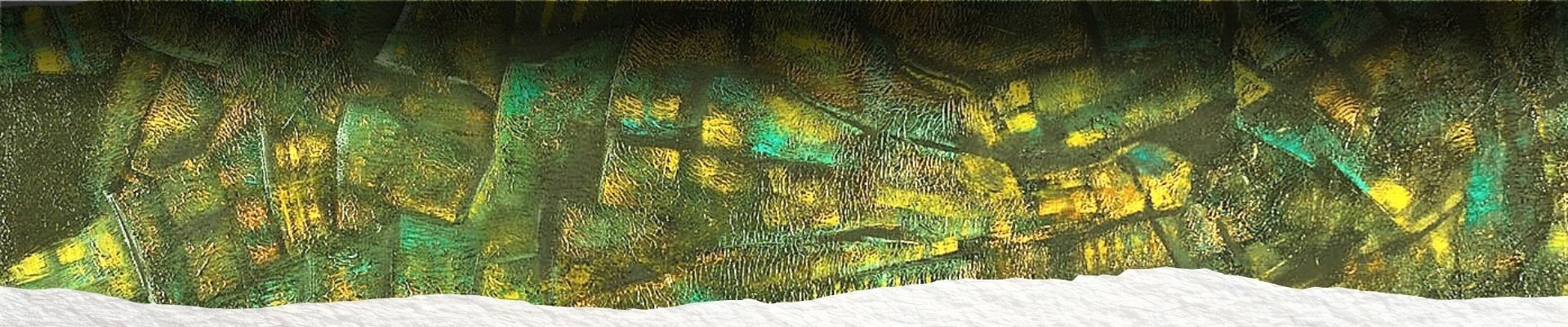 an abstract photo of a curved building with a blue sky in the background