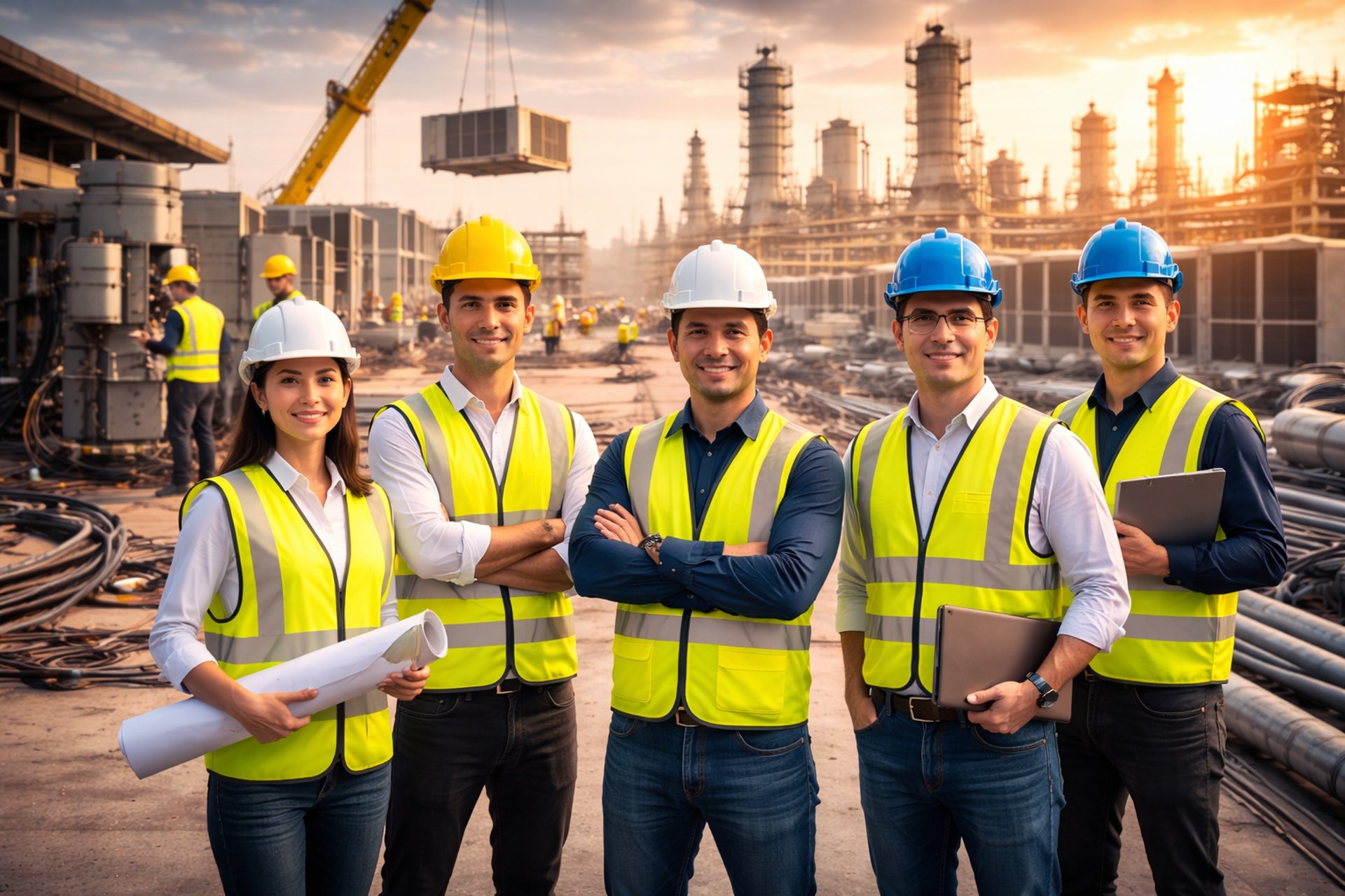 an abstract photo of a curved building with a blue sky in the background