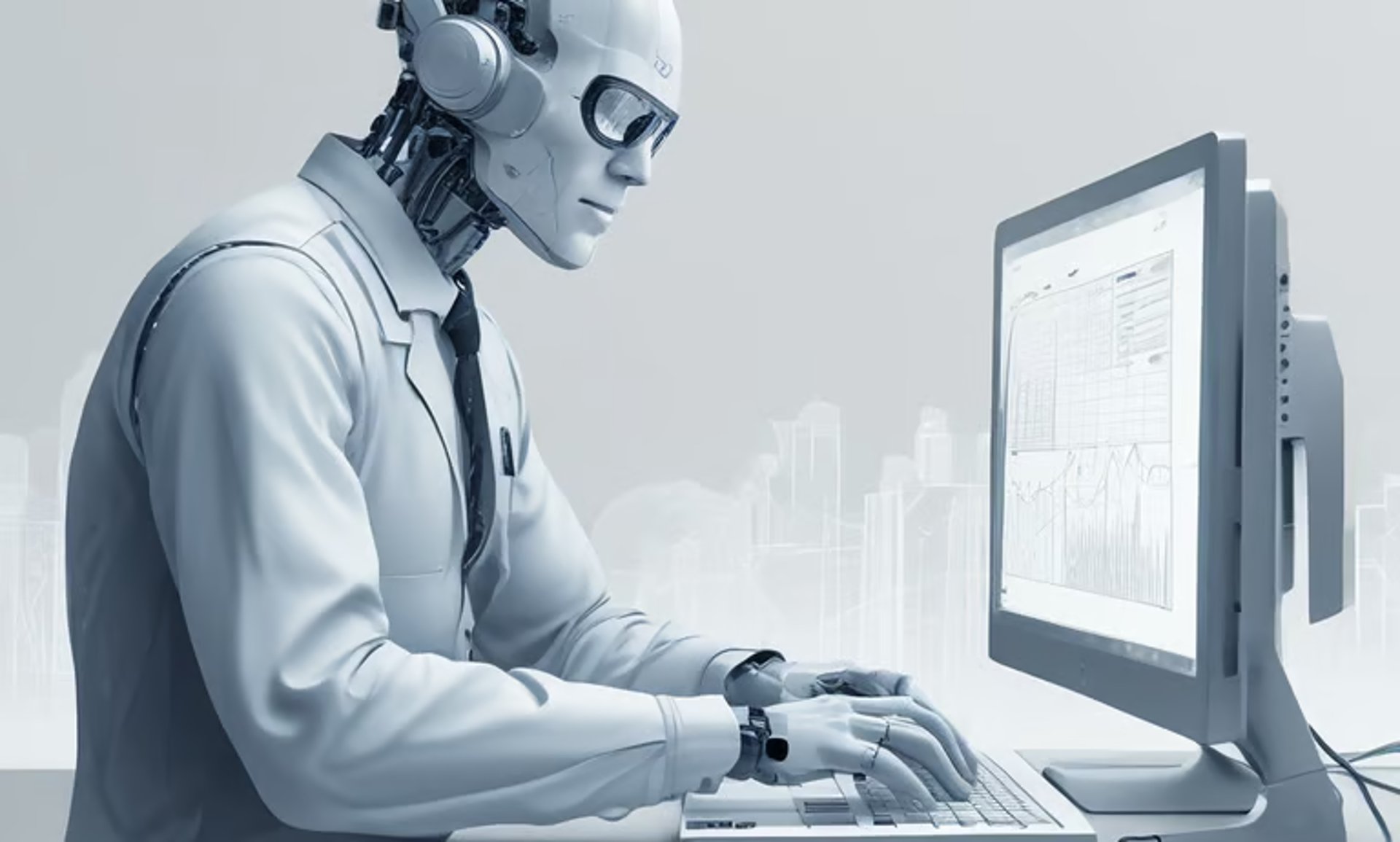 an abstract photo of a curved building with a blue sky in the background