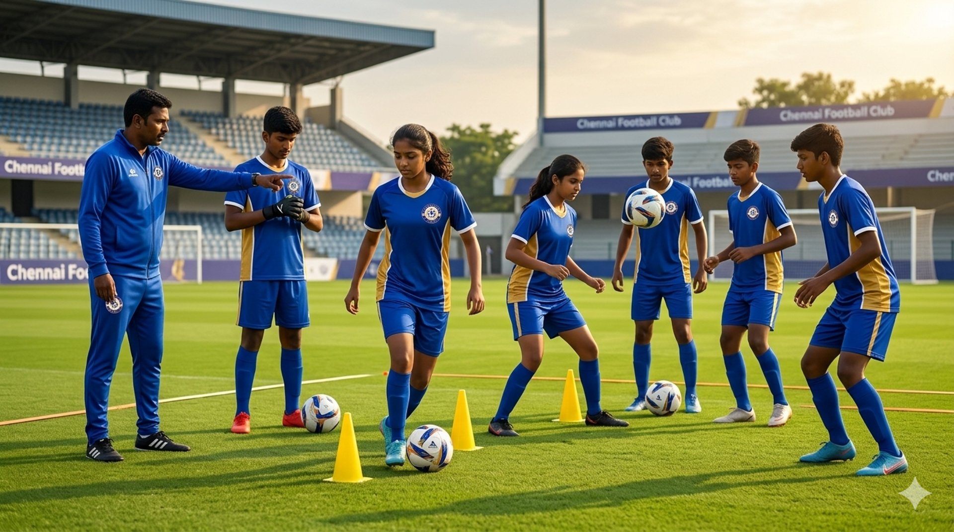 an abstract photo of a curved building with a blue sky in the background