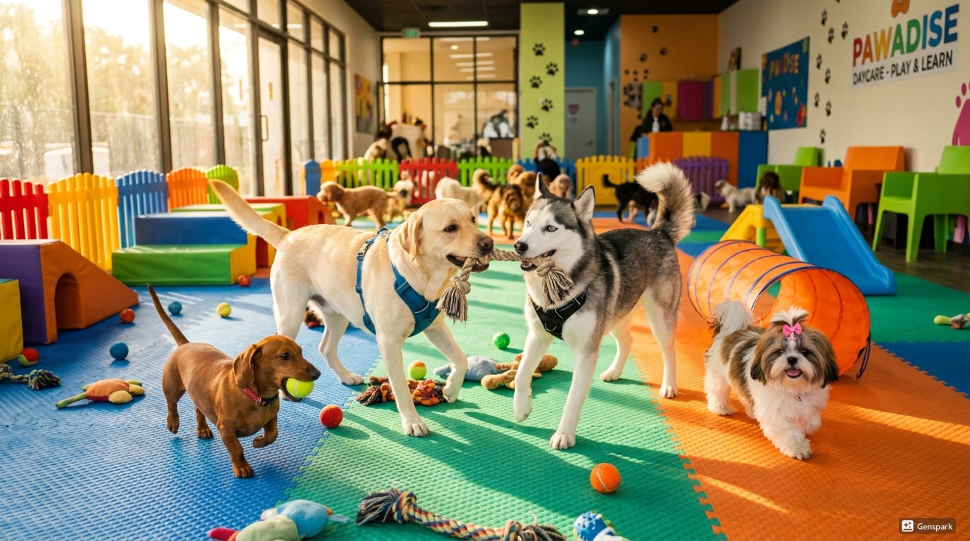 shallow focus photo of dogs on tree log