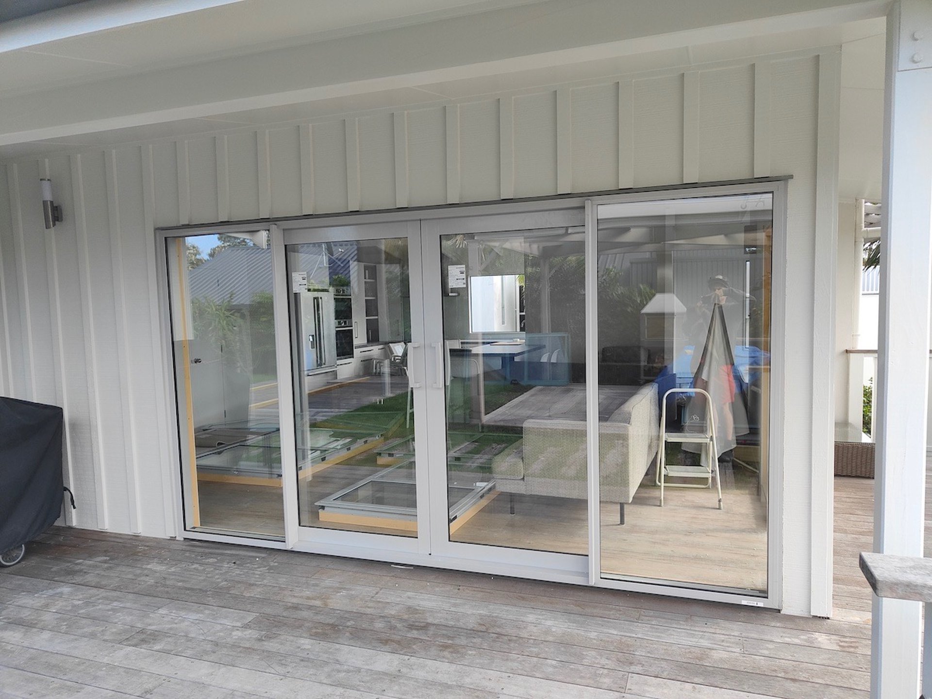 Window renovation Ranch slider CHR Builders