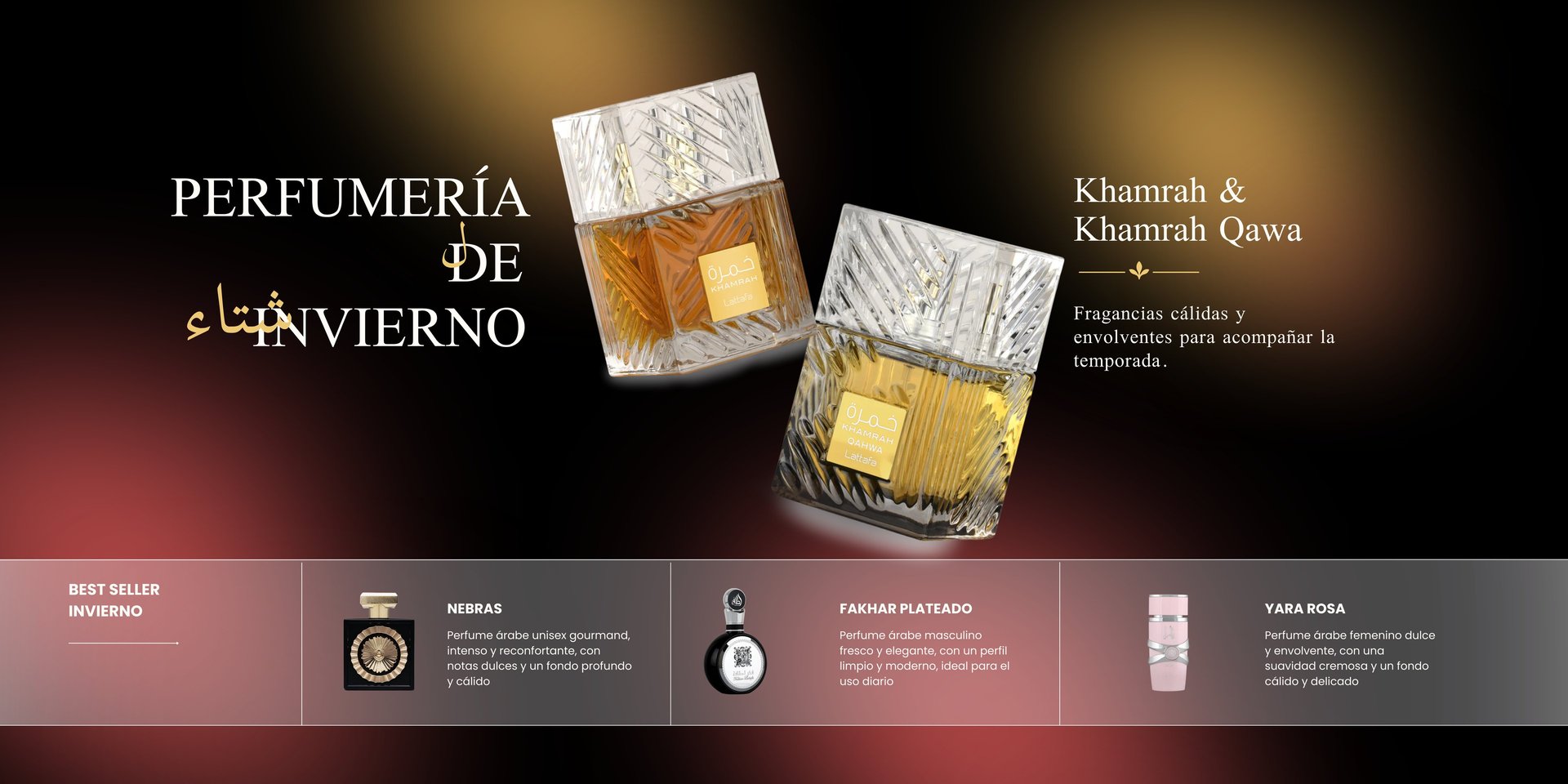 Perfumes árabes ideales para este invierno