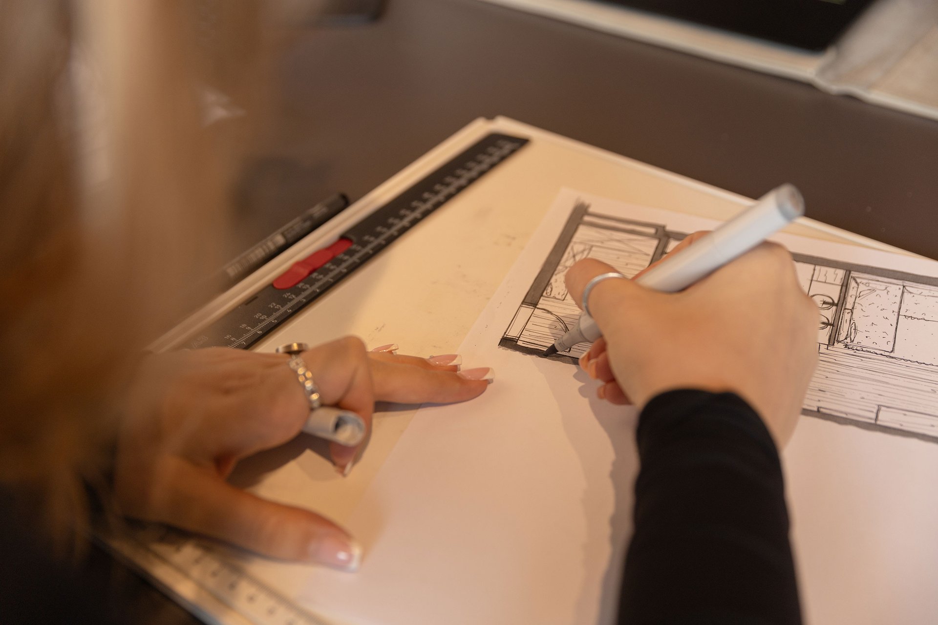 black blue and yellow textile