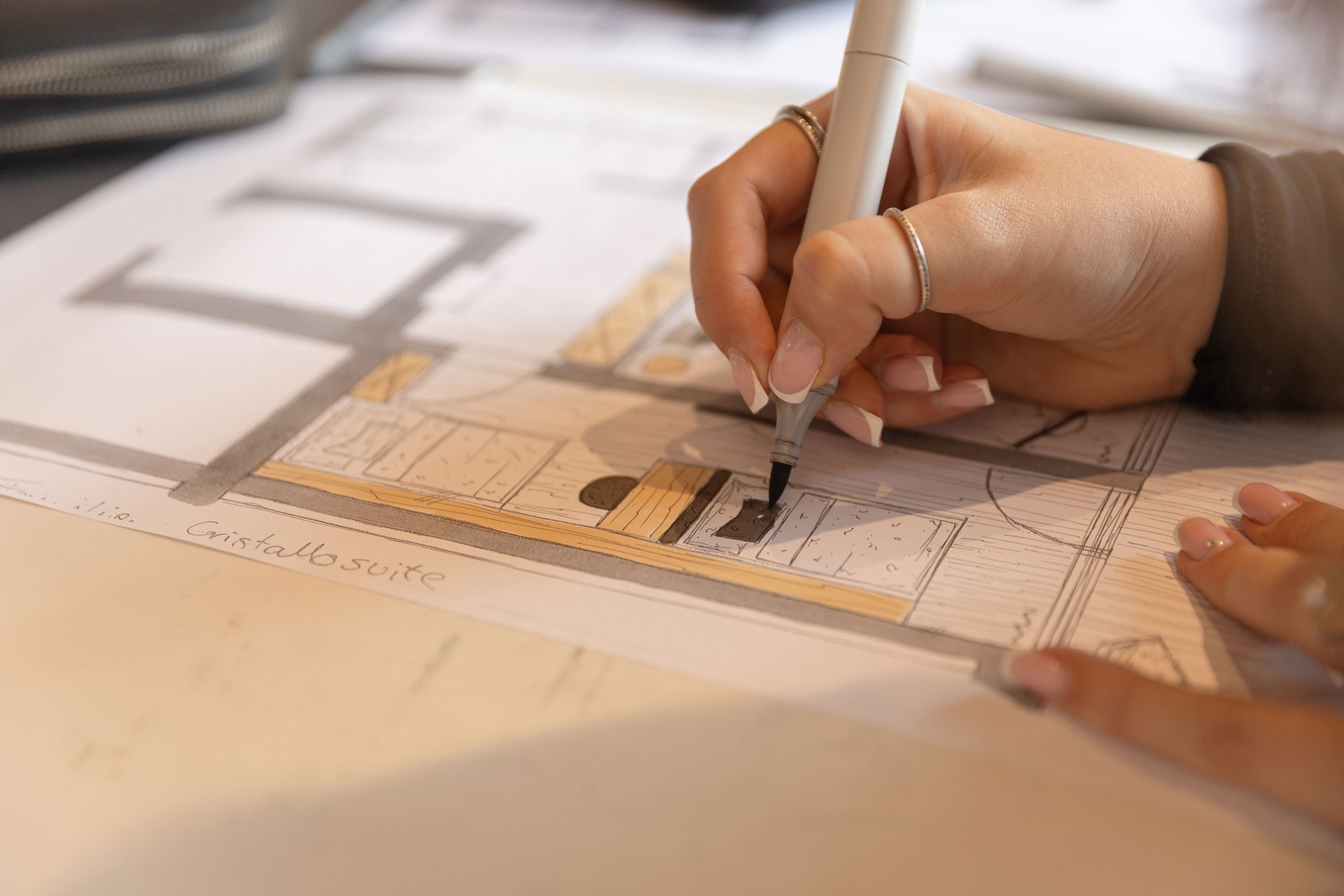 a close up of a black and brown abstract painting