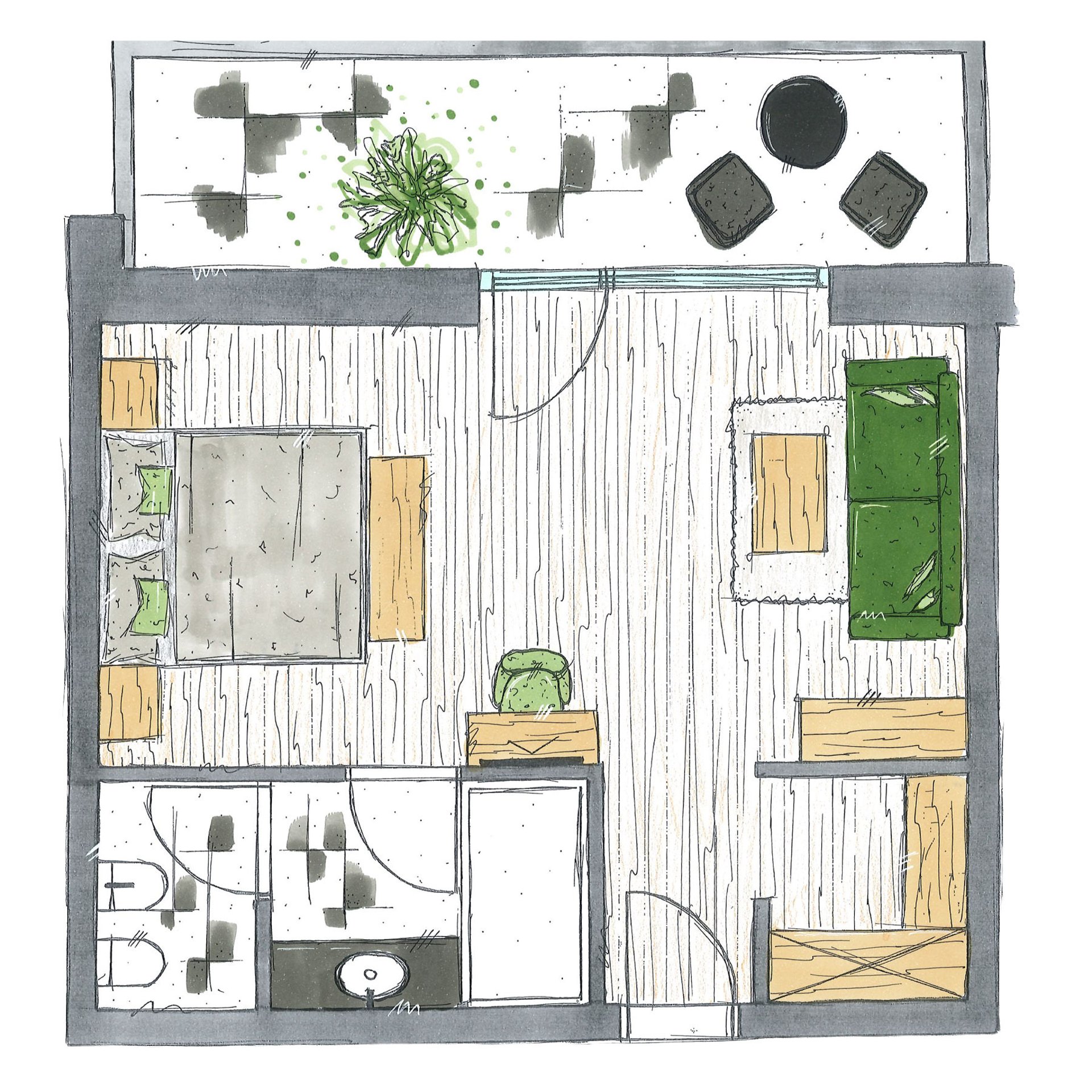 black blue and yellow textile