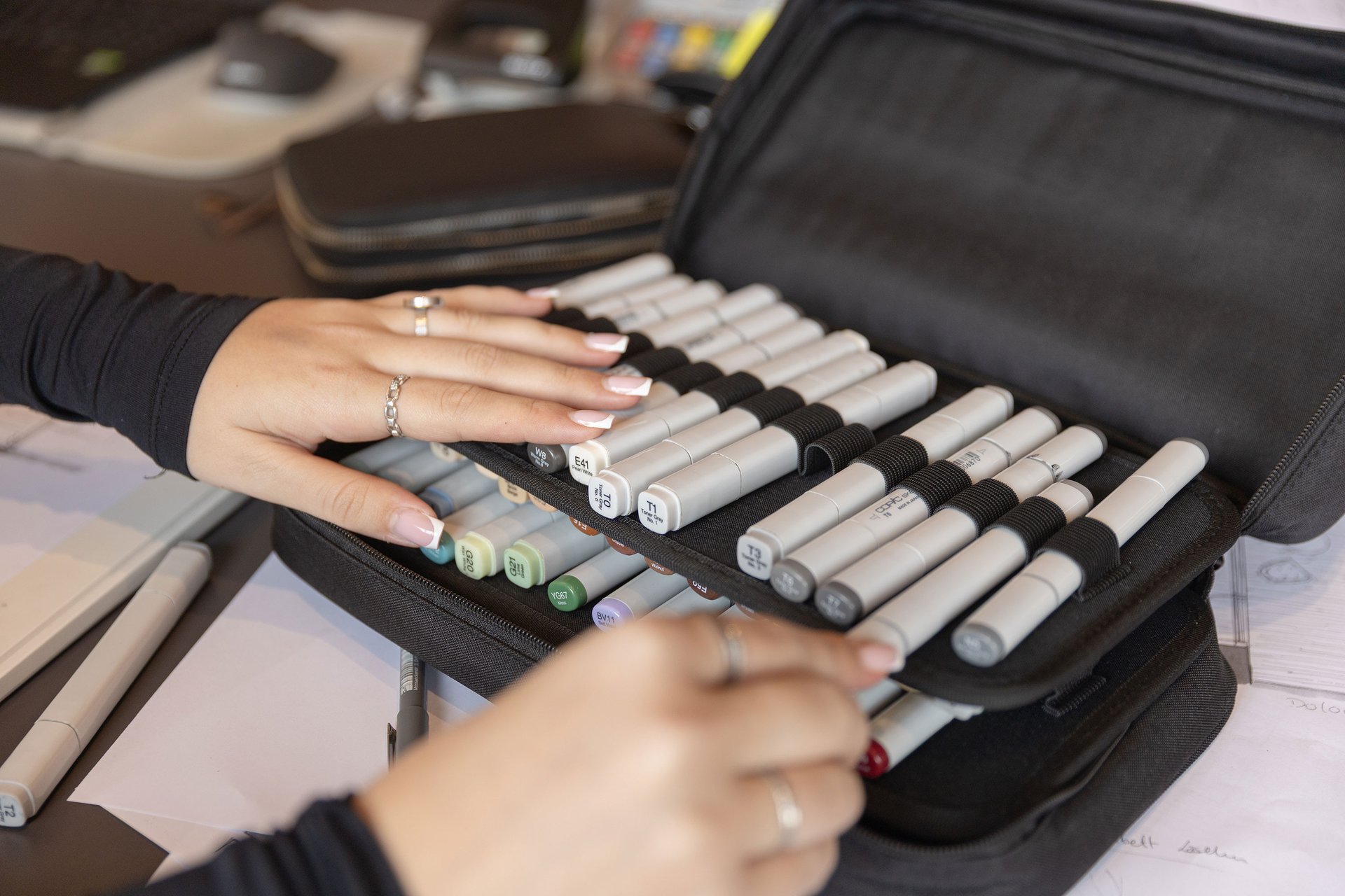 black blue and yellow textile