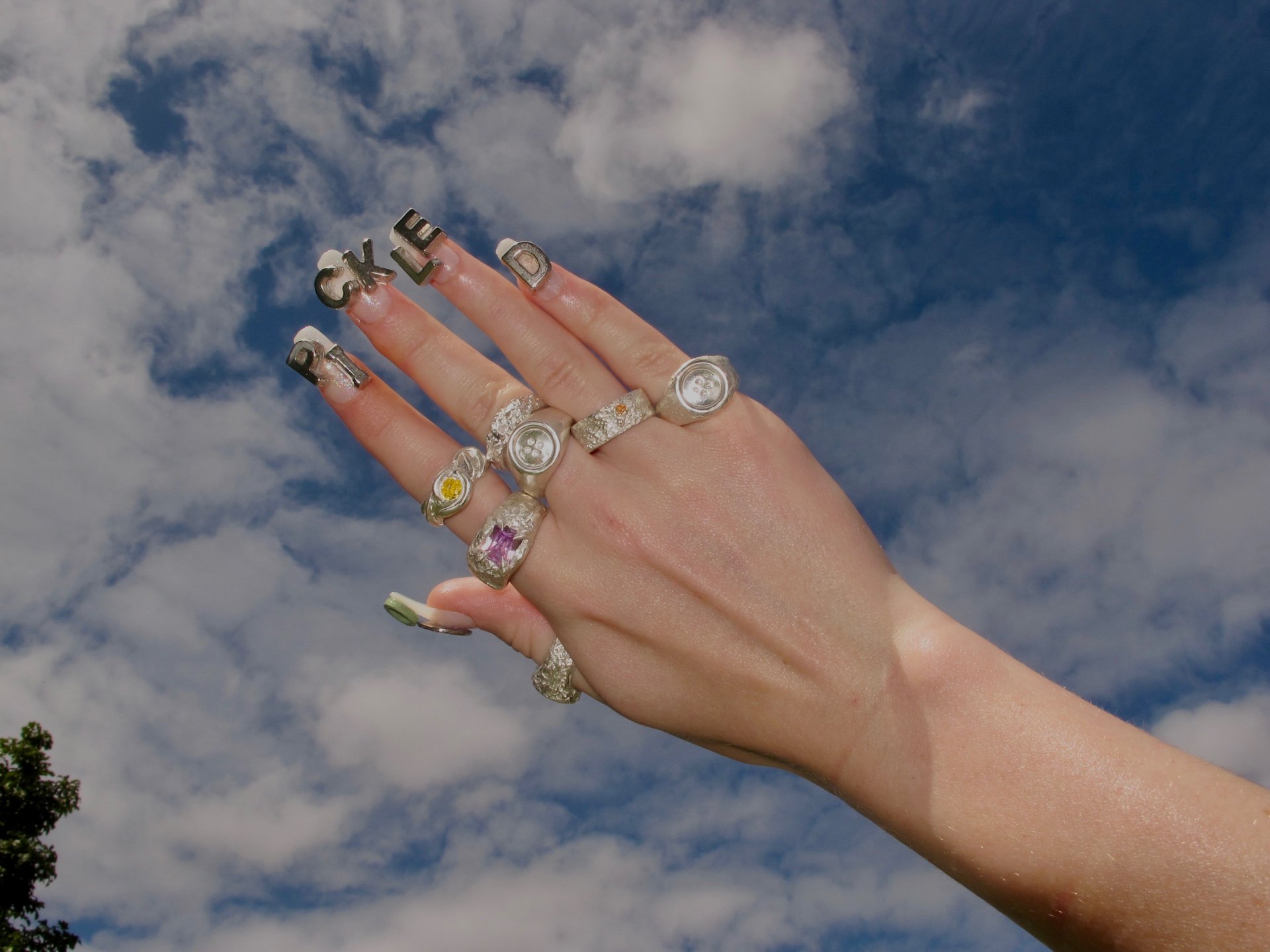 woman holding dried flower