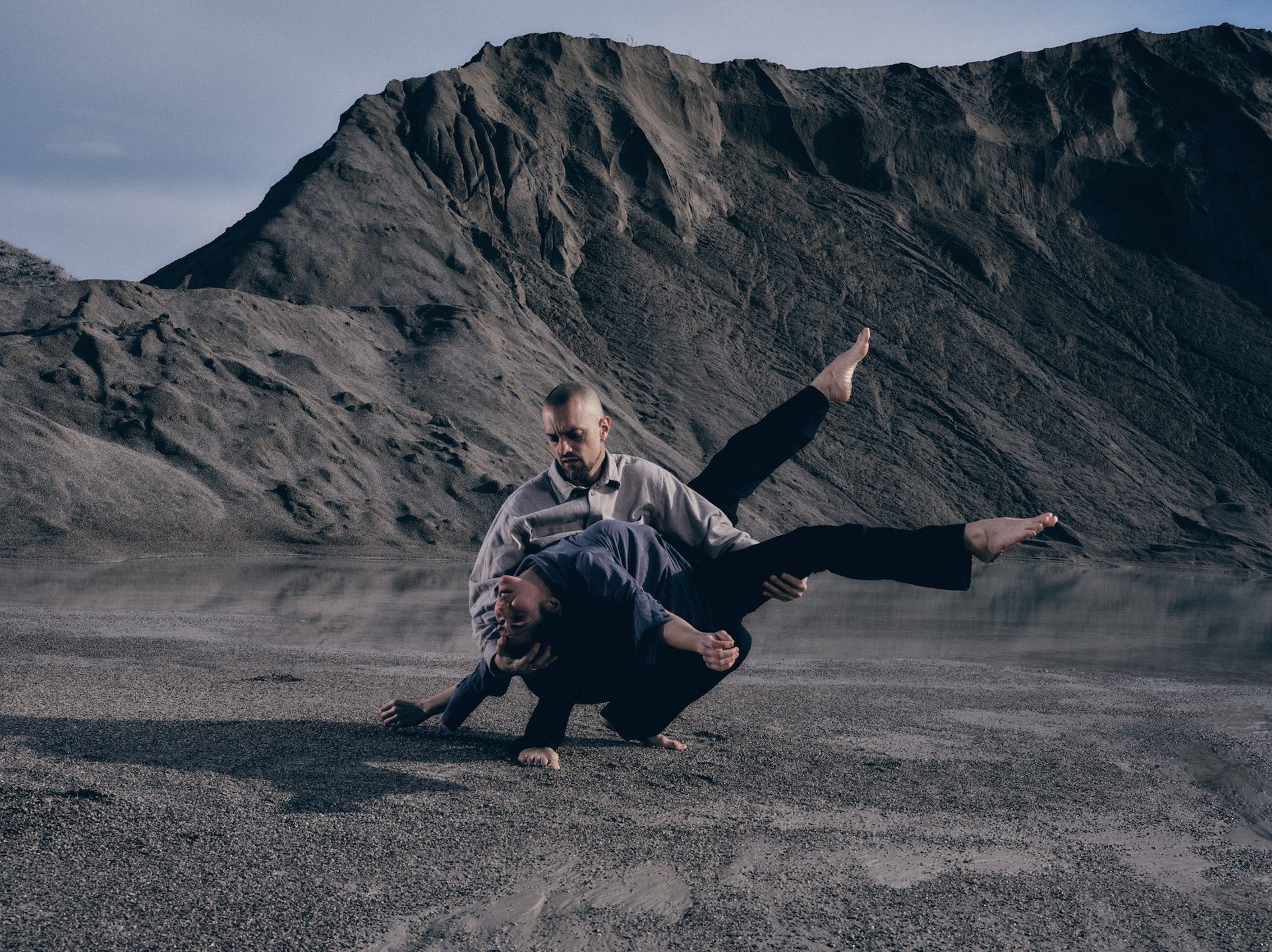 mountain range under blue sky