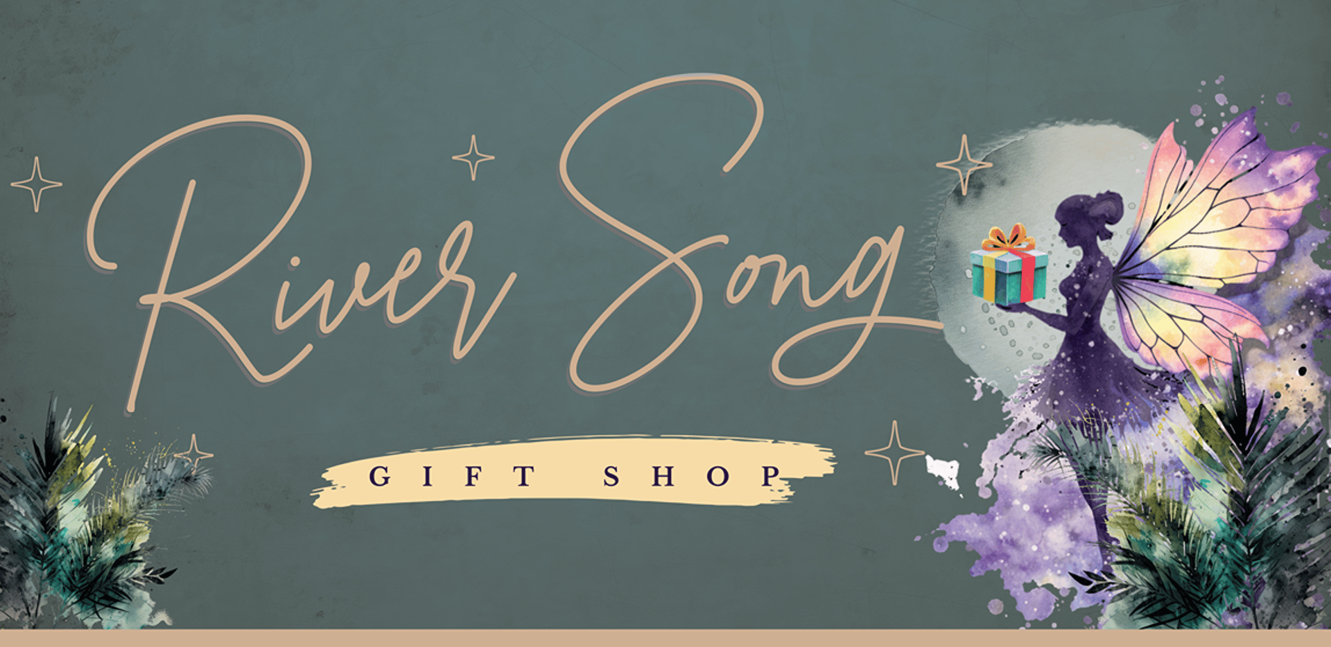 a river with trees on the side