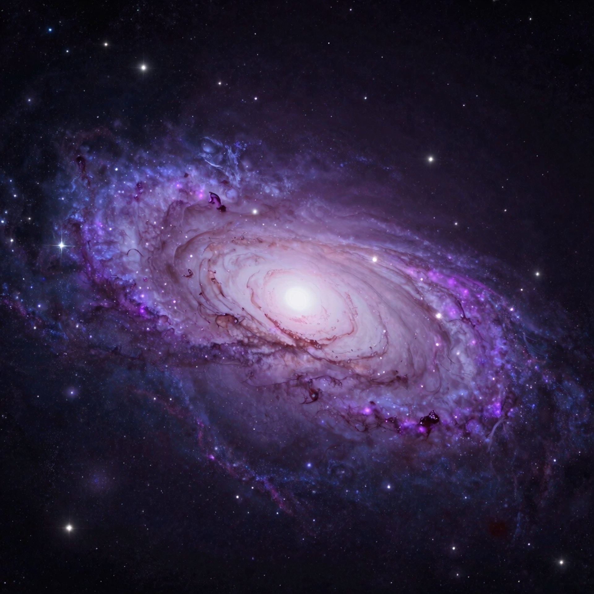an abstract photo of a curved building with a blue sky in the background