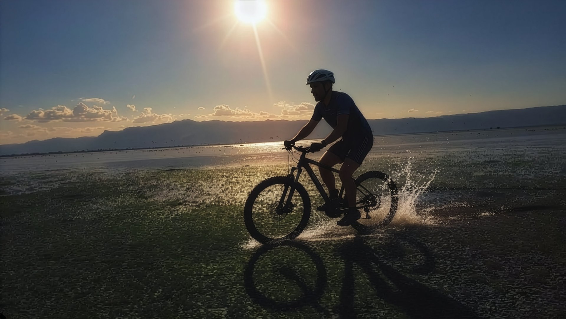 two persons on all-terrain vehicles