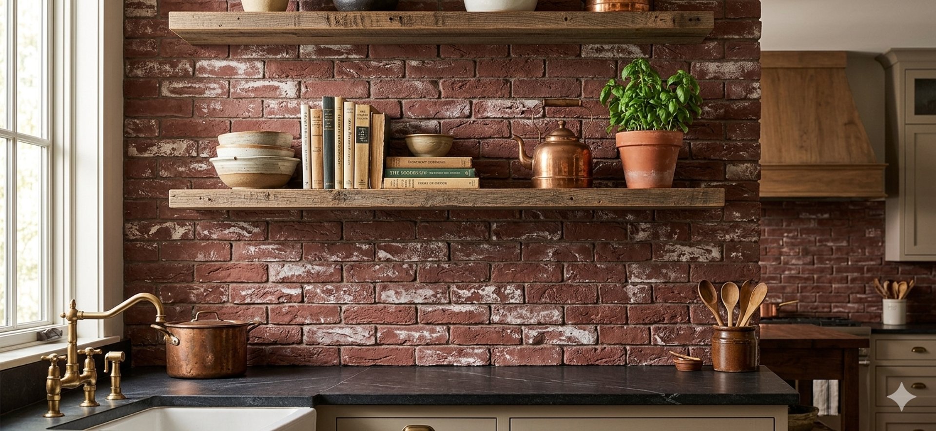 brown and gray brick wall