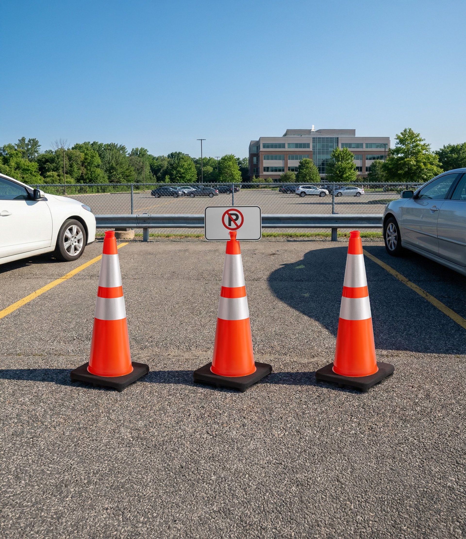 an abstract photo of a curved building with a blue sky in the background
