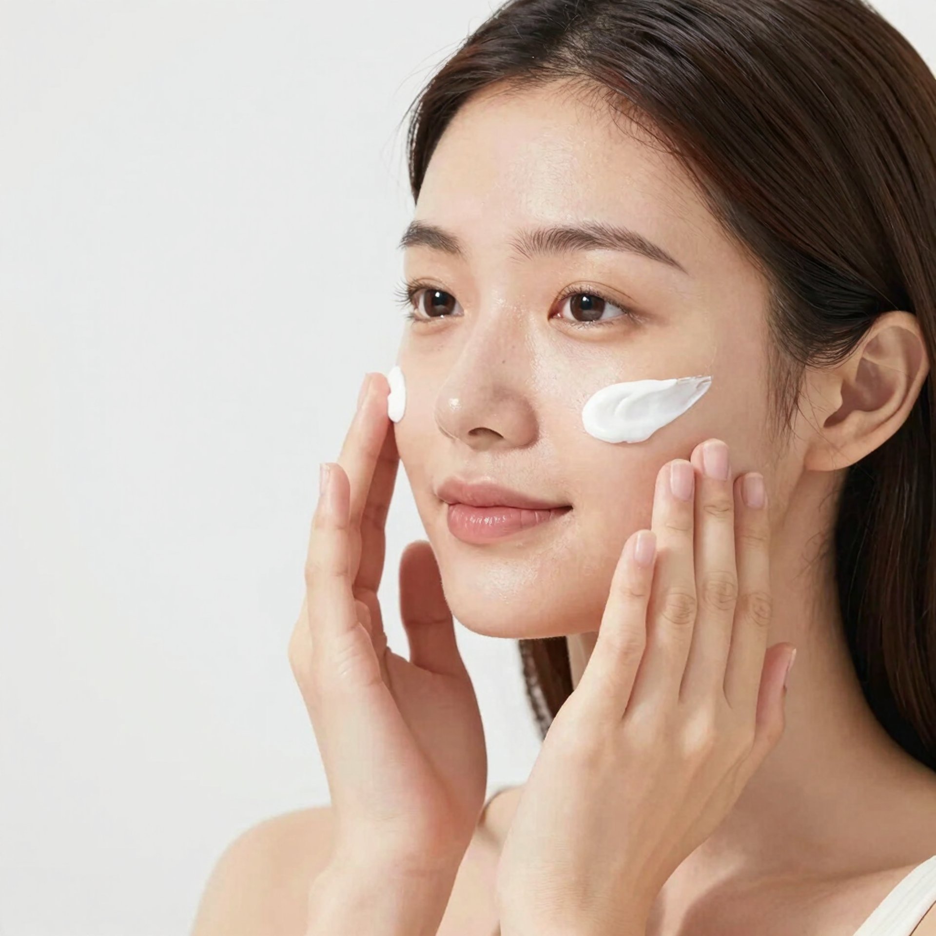 woman holding dried flower