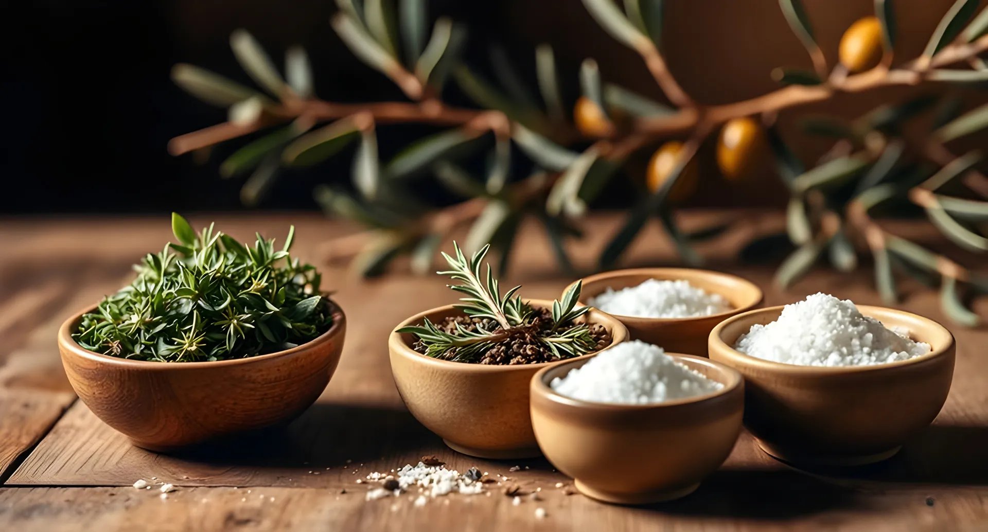 Griechische Kräuter und Gewürze