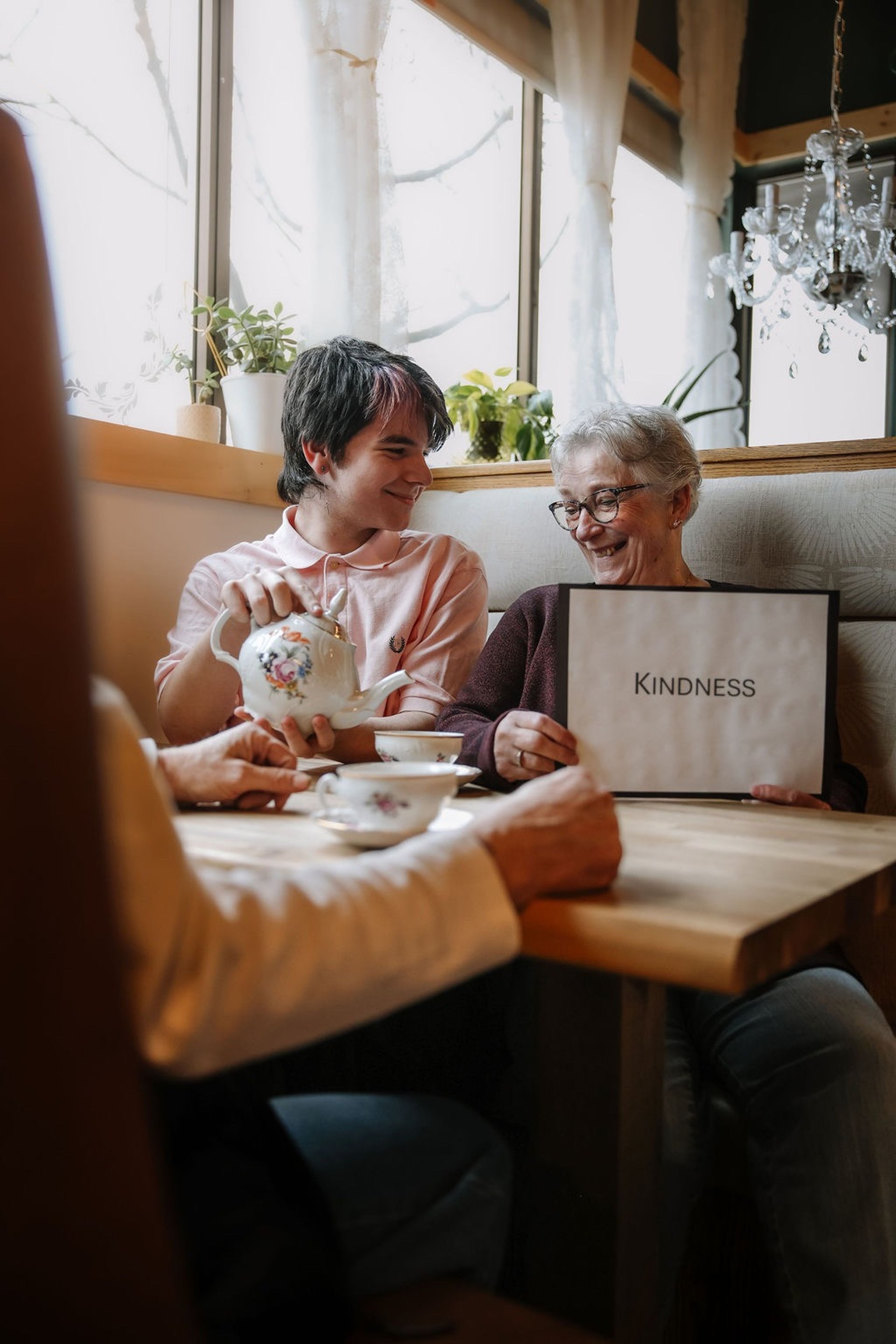 a cake with cherries on top of it