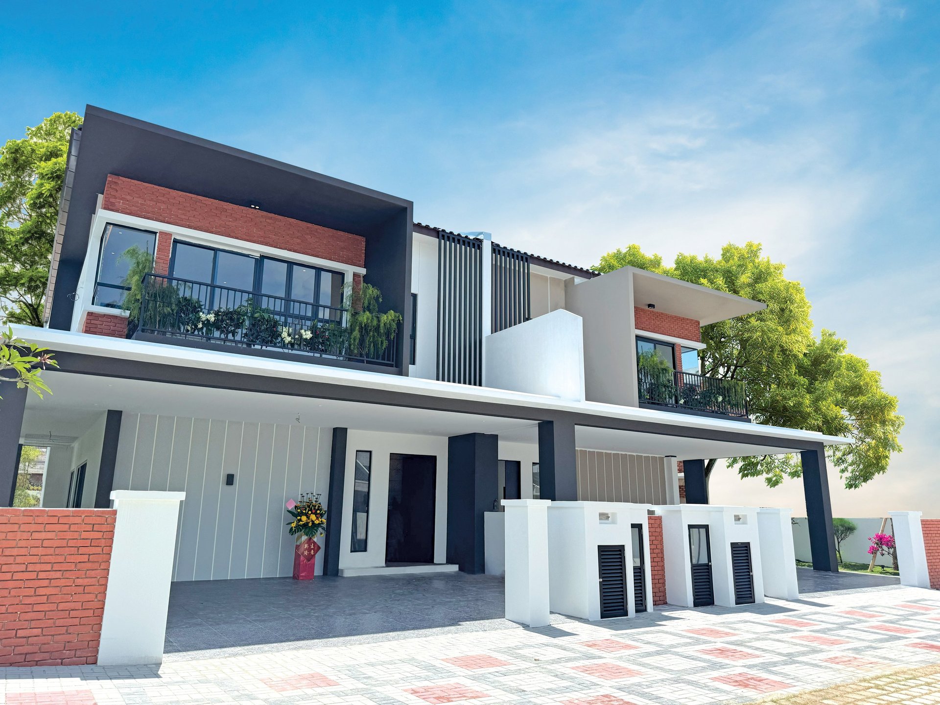 black and white bed linen