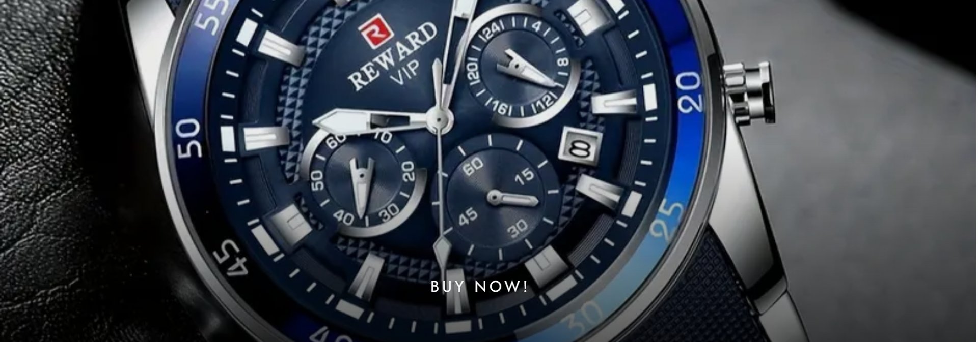 silver and black analog watch