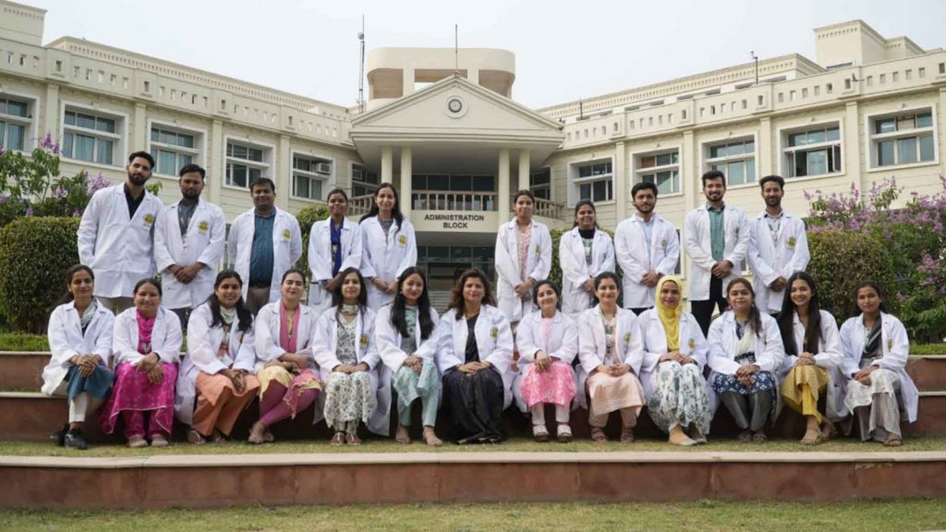 an abstract photo of a curved building with a blue sky in the background