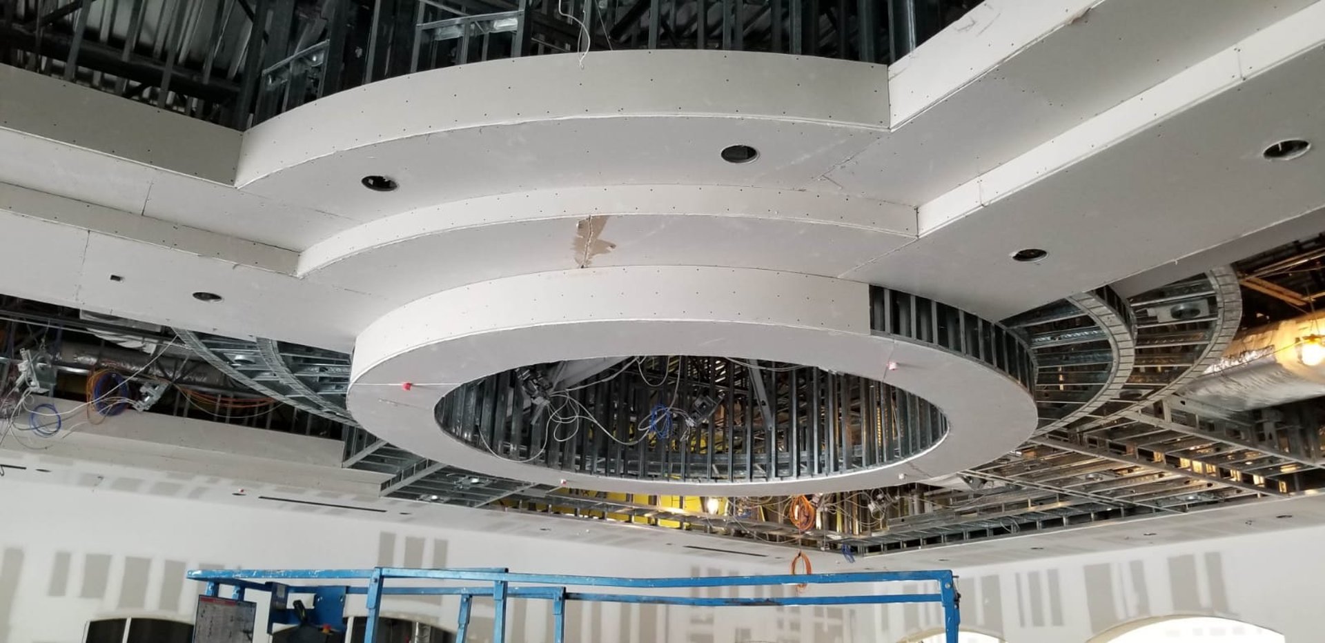 black blue and yellow textile