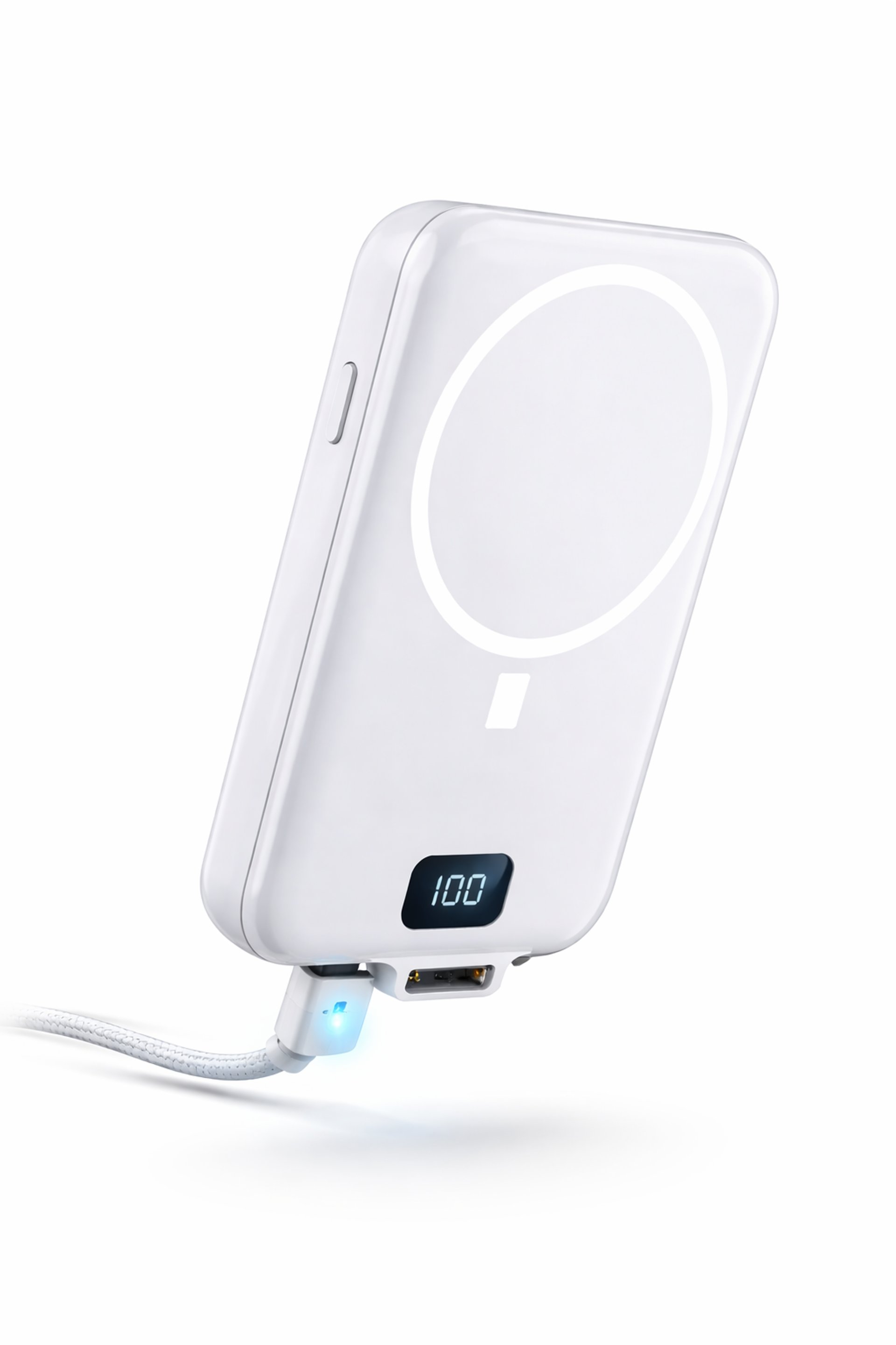 person wearing grey knit sweater