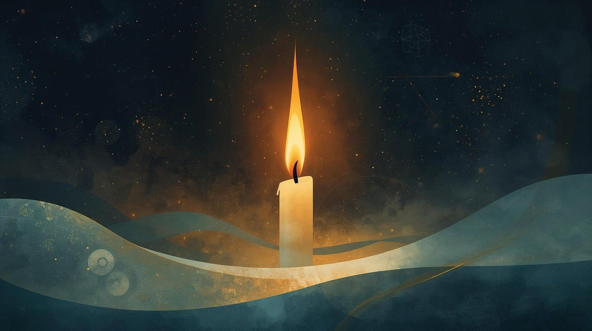 an abstract photo of a curved building with a blue sky in the background